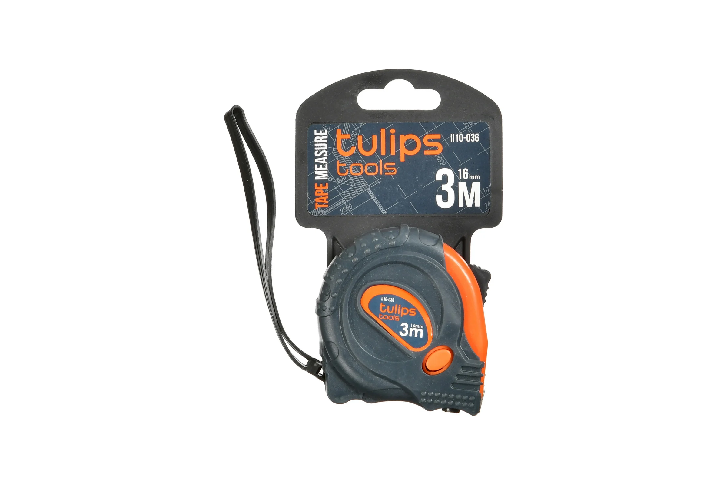 Рулетка 3 м/16 мм Tulips tools II10-036
