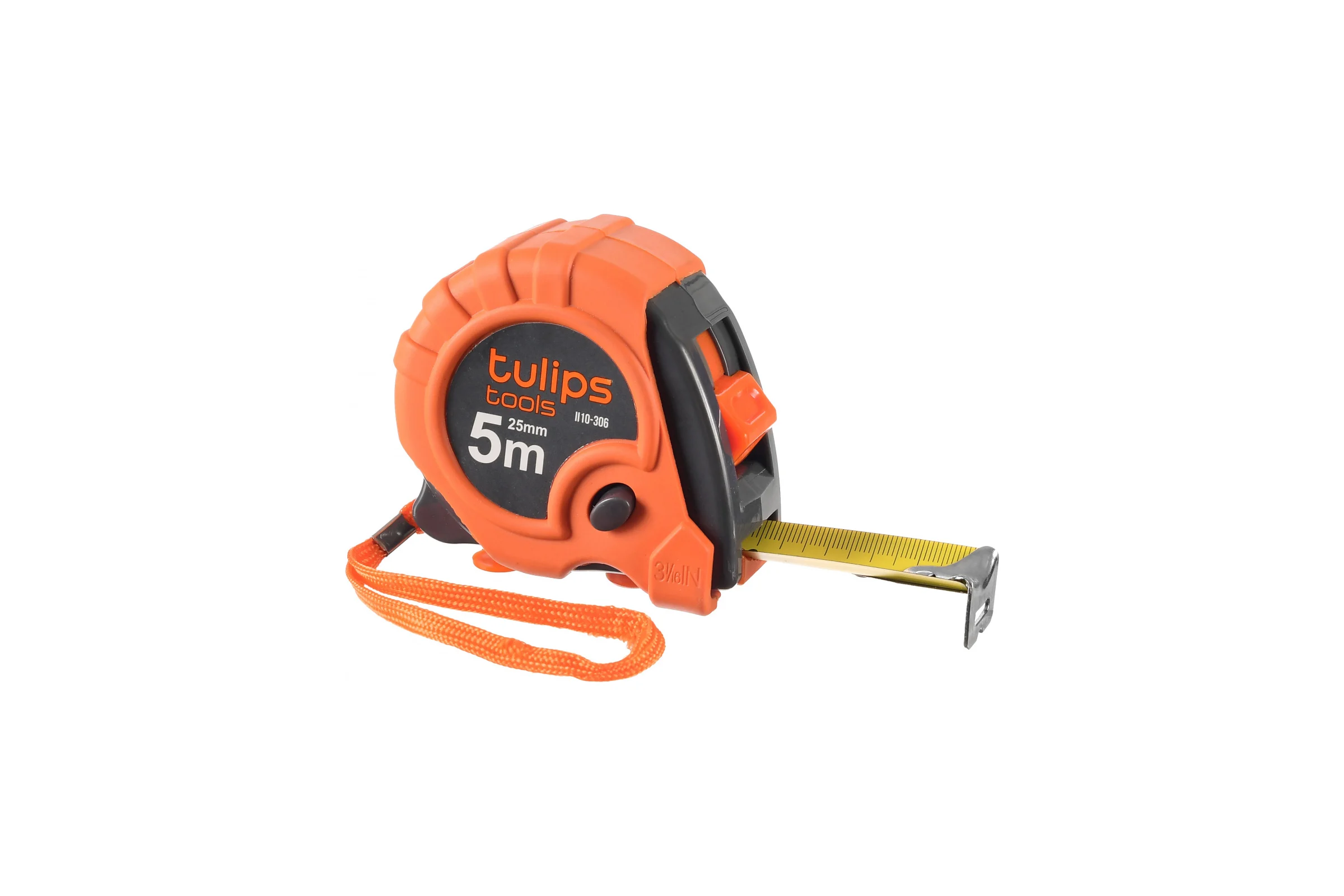 Рулетка с 3 фиксаторами 5 м/25 мм Tulips tools II10-306