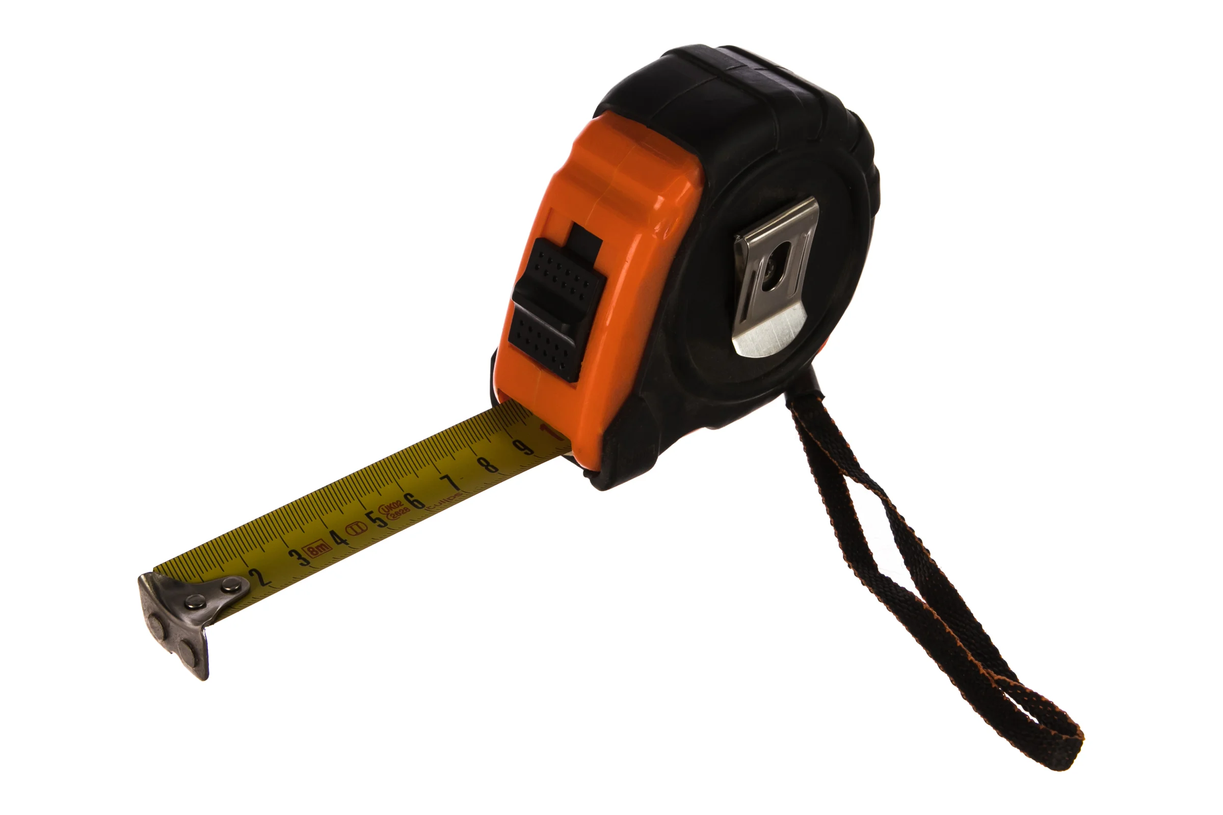 Рулетка с 3 фиксаторами 8 м/25 мм Tulips tools II10-310