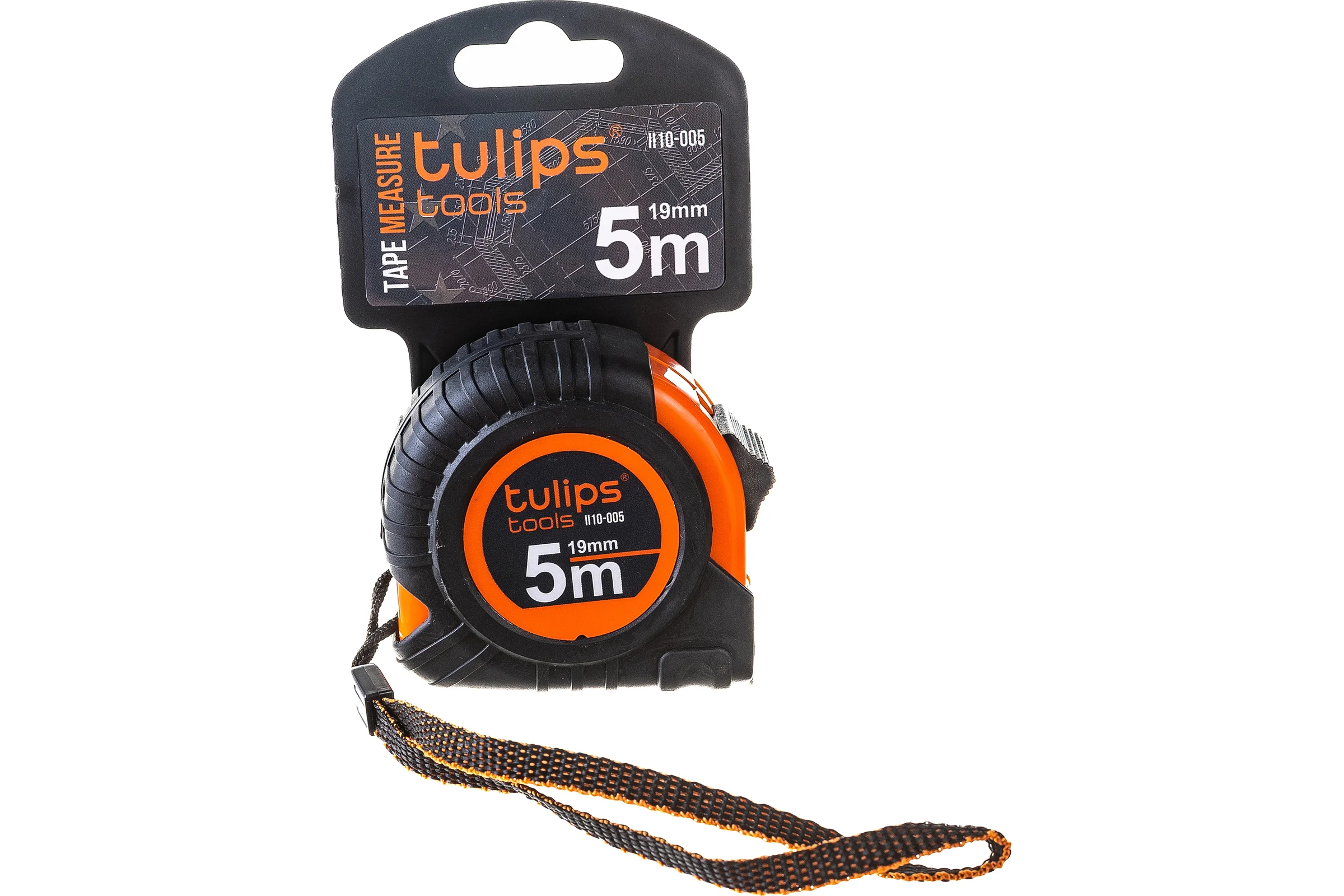 Рулетка с фиксатором 5 м/19 мм Tulips tools II10-005
