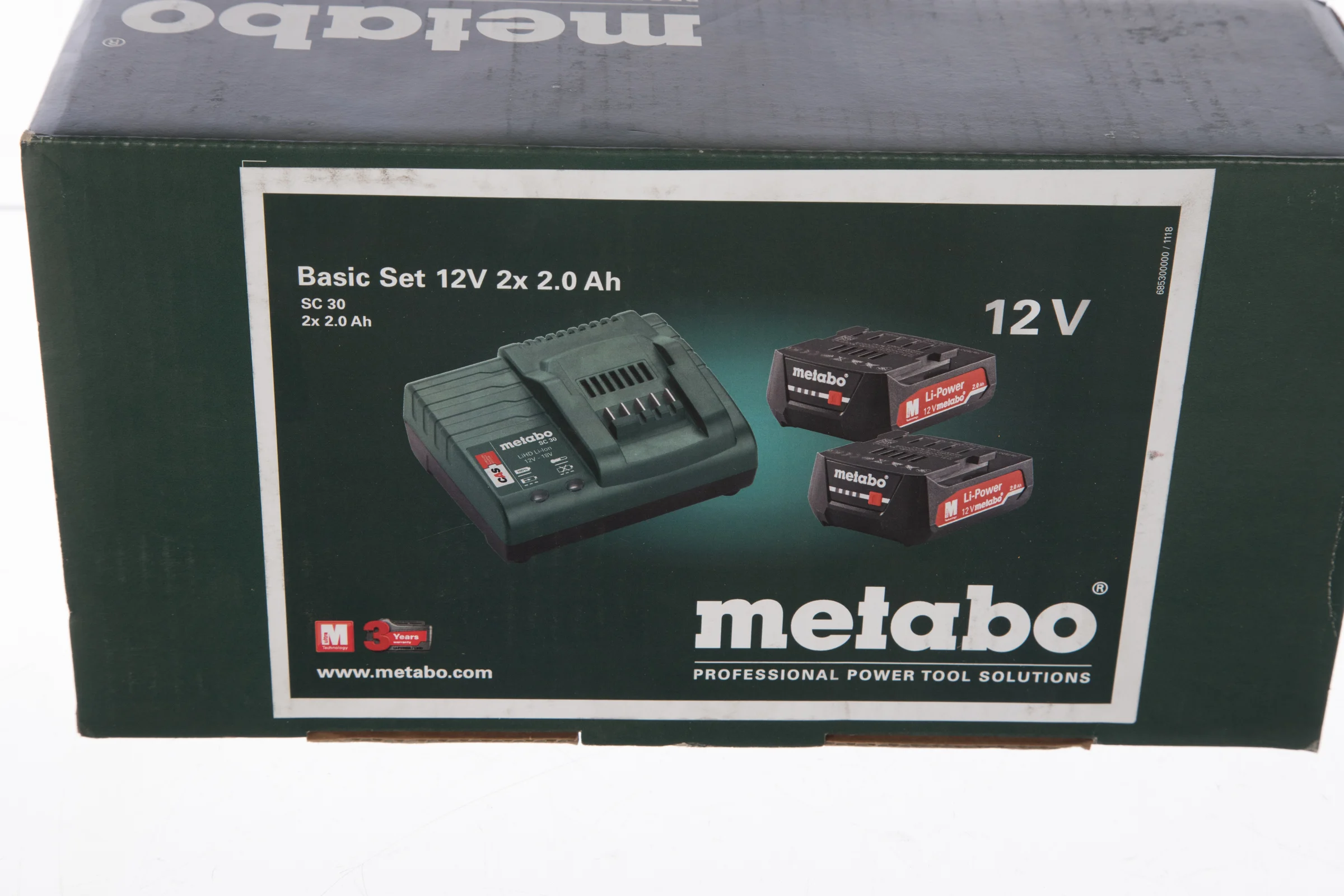 Набор Basic-Set 12V (2 аккумулятора Li-Power 12 В, 2,0 Ач+ЗУ SC30) Metabo 685300000