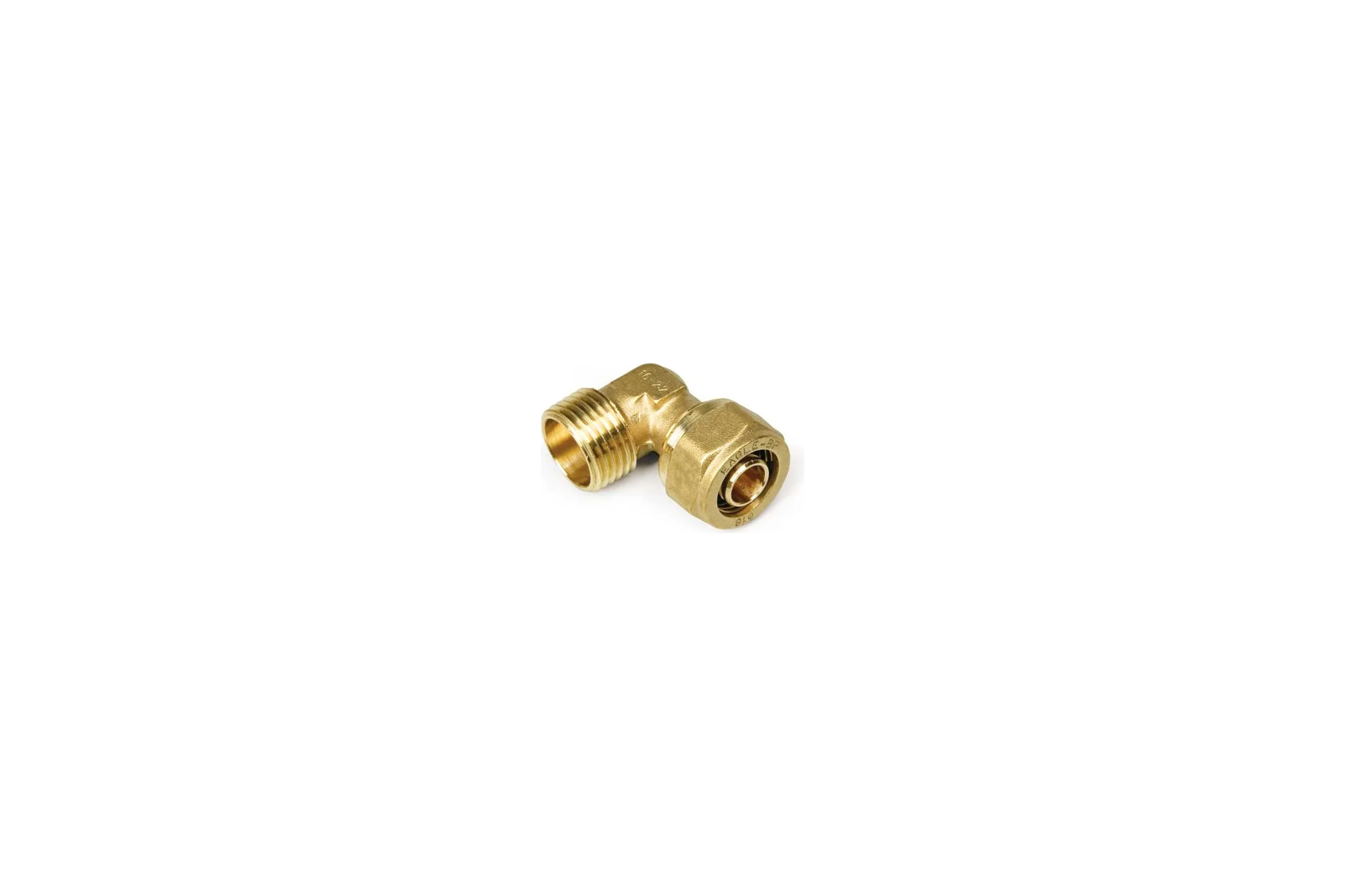 Угольник BYR PEX с наружной резьбой 1/2" х 16 (1.8) 1800В