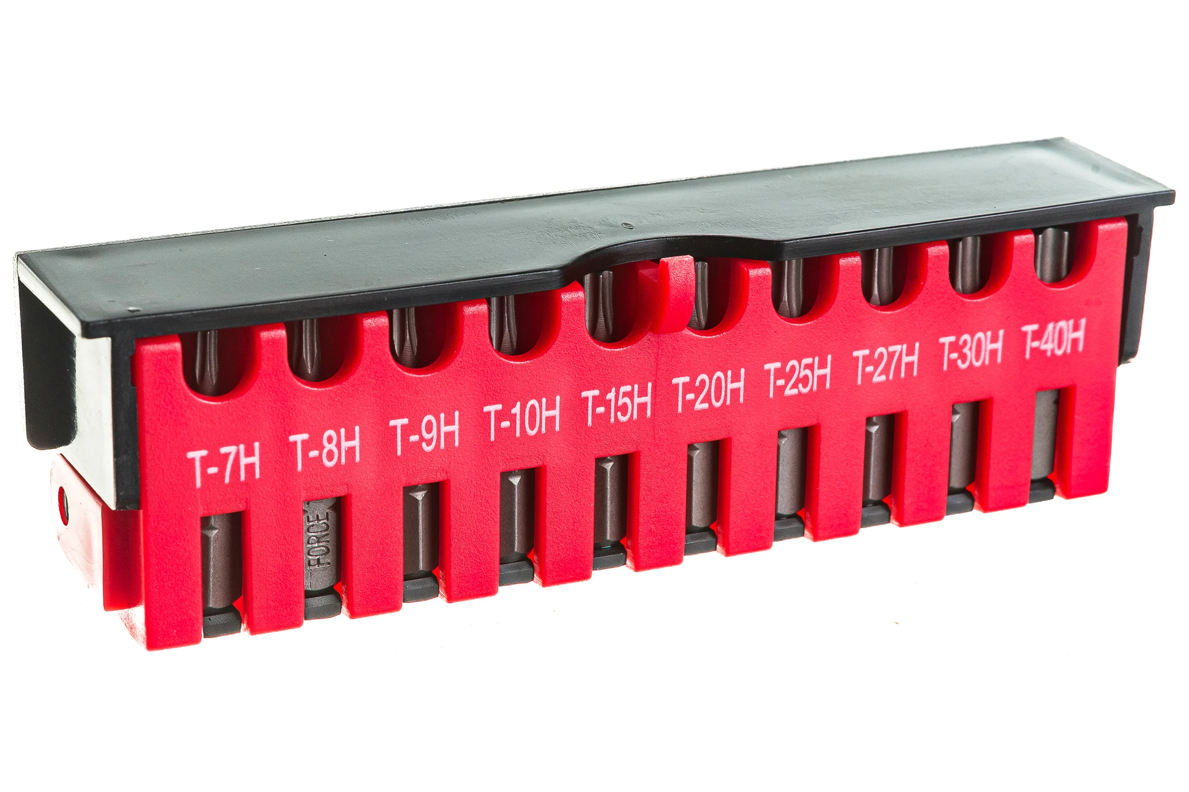 Набор бит TORX с отверстием Т7-Т40, 10 шт. FORCE 21012T