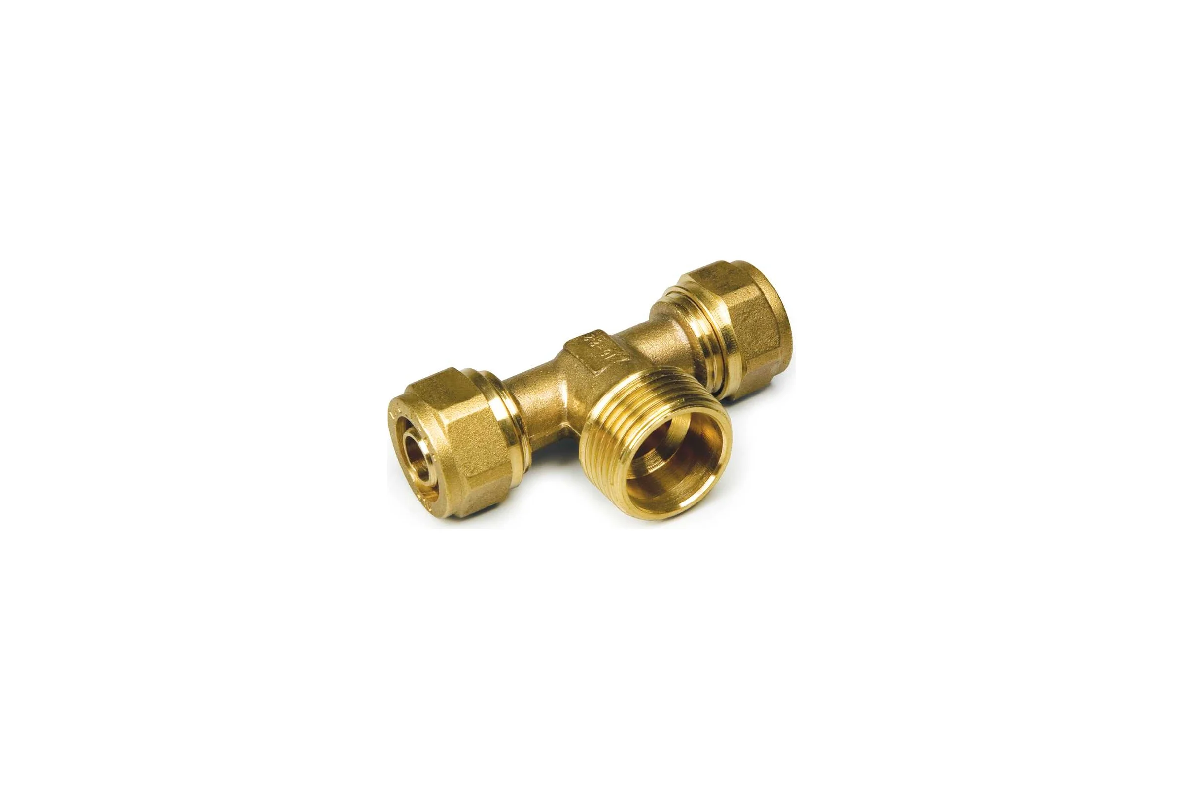 Тройник BYR PEX с наружной резьбой 3/4" х 25 (2.3) 1404В