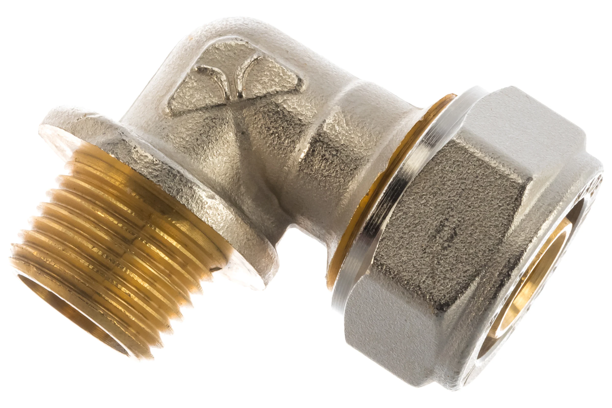 Угольник с НР PRO AQUA компресс. 20x1/2 K02-20-M15
