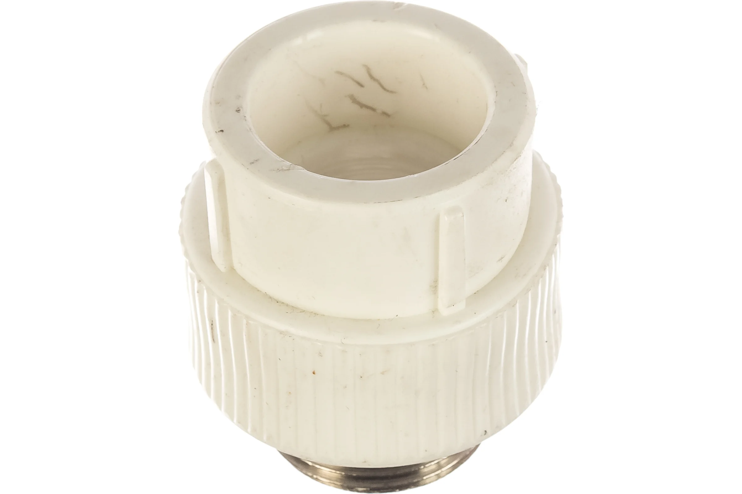 Комбинированная муфта PRO AQUA PP-R НР белая ШК 32-1 PA23018Pb