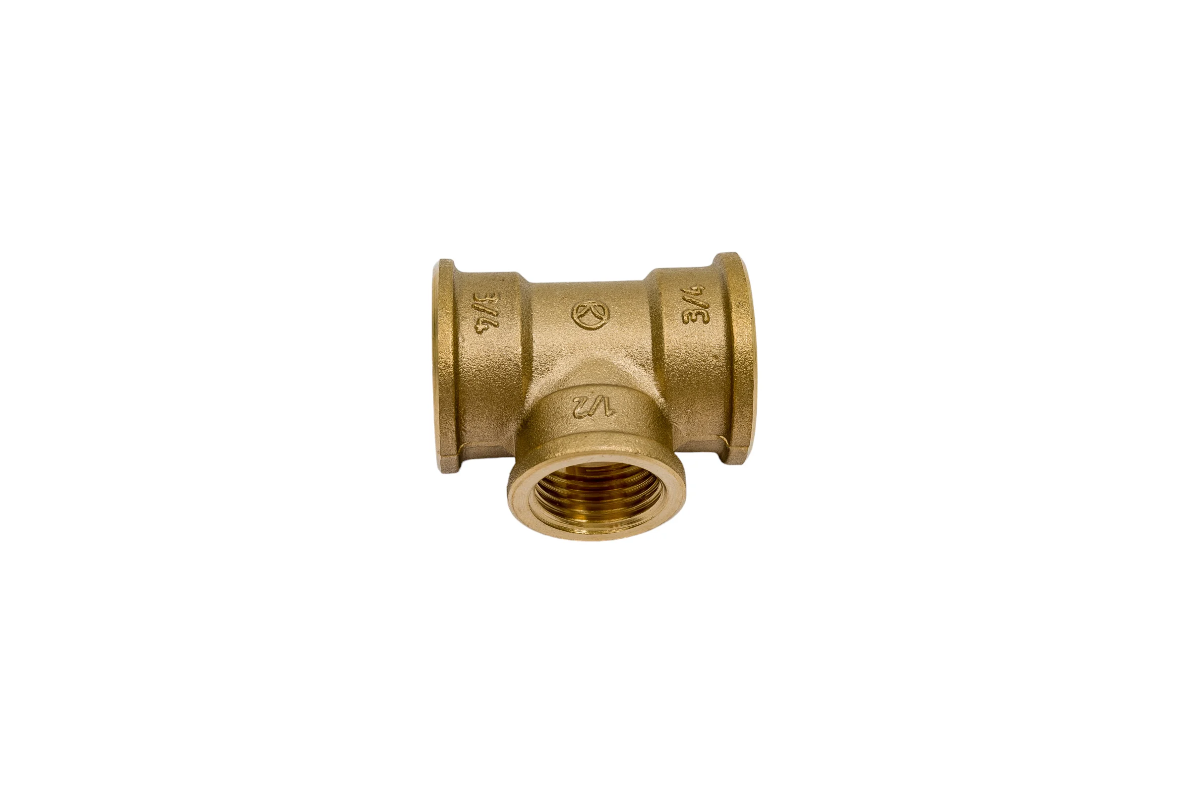 Редукционный тройник BYR PEX с внутренней резьбой 3/4"х1/2"х3/4" 4972