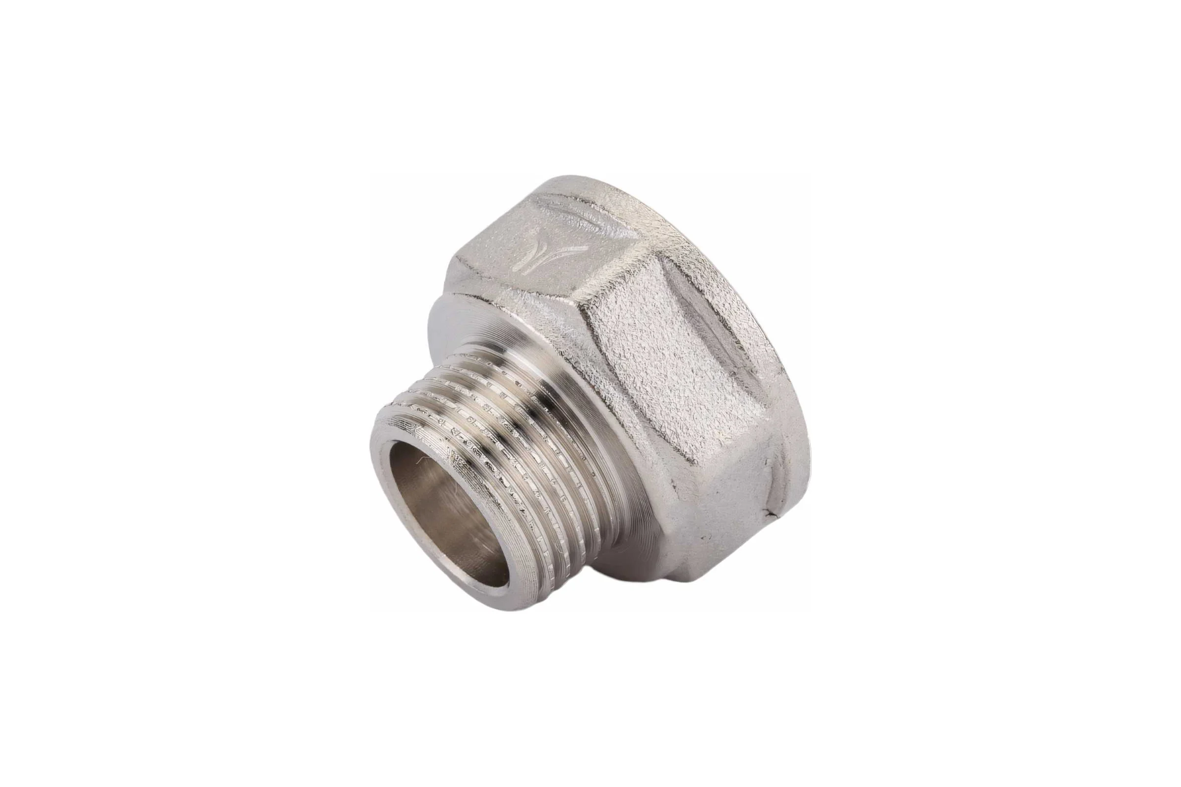 Латунный переход PRO AQUA Н/В резьбовой 3/8 x 1/2 08-M10-F15x