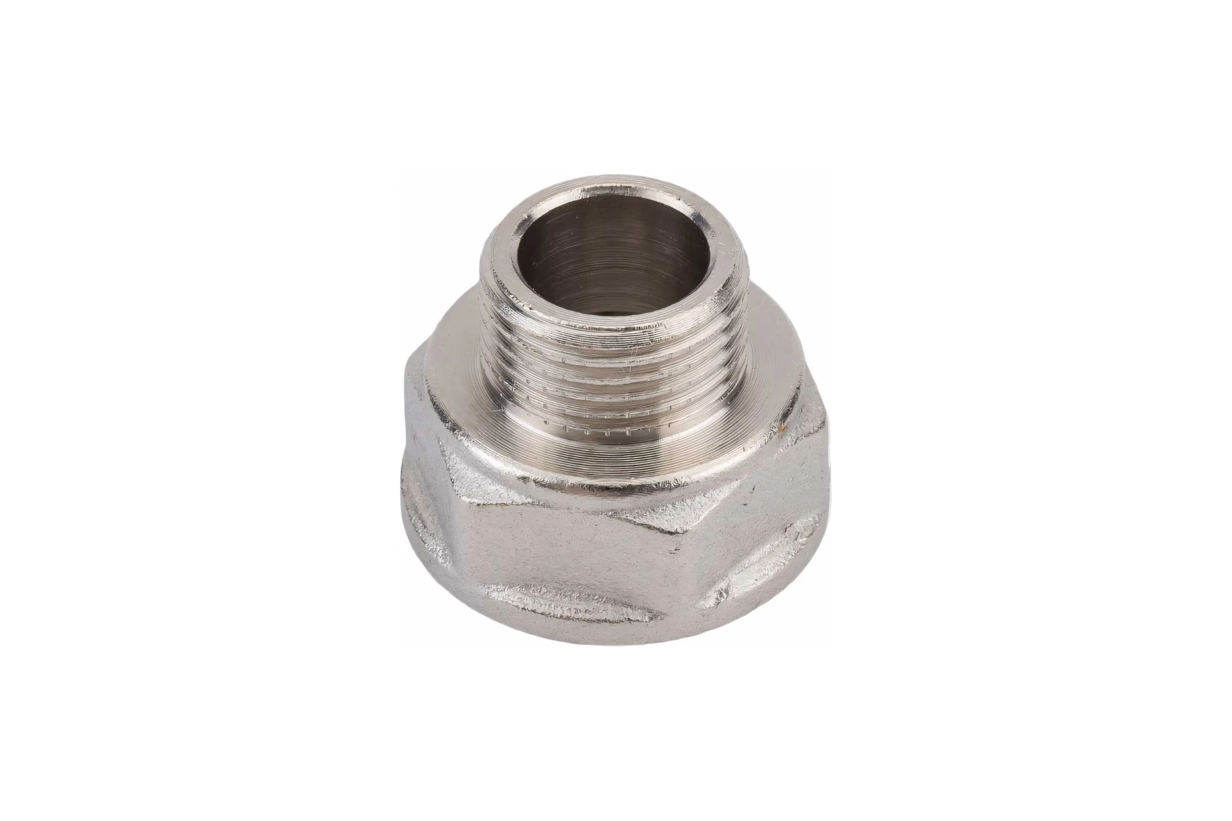 Латунный переход PRO AQUA Н/В резьбовой 3/8 x 1/2 08-M10-F15x