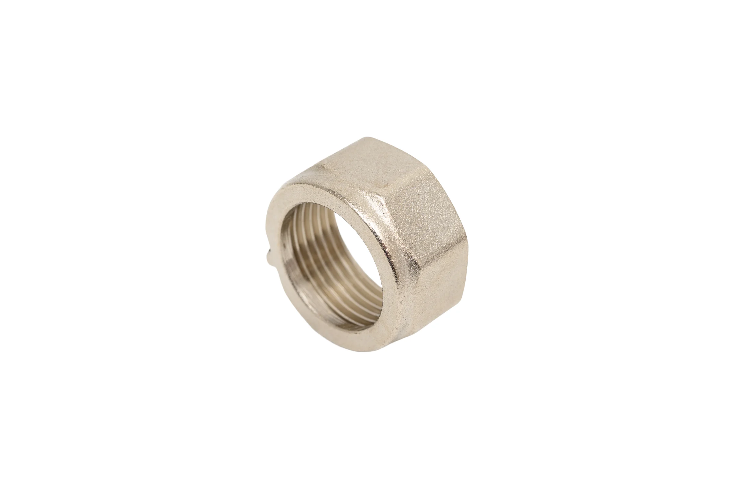 Штуцер с накидной гайкой, с ушком для пломбы PRO AQUA 1/2x3/4 18-m15x