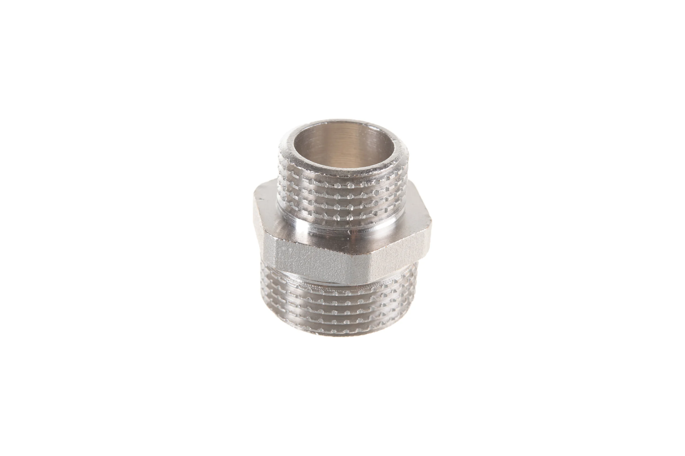 Латунный ниппель PRO AQUA НР резьбовой переходной 1/2x3/4 06-M20-M15xb