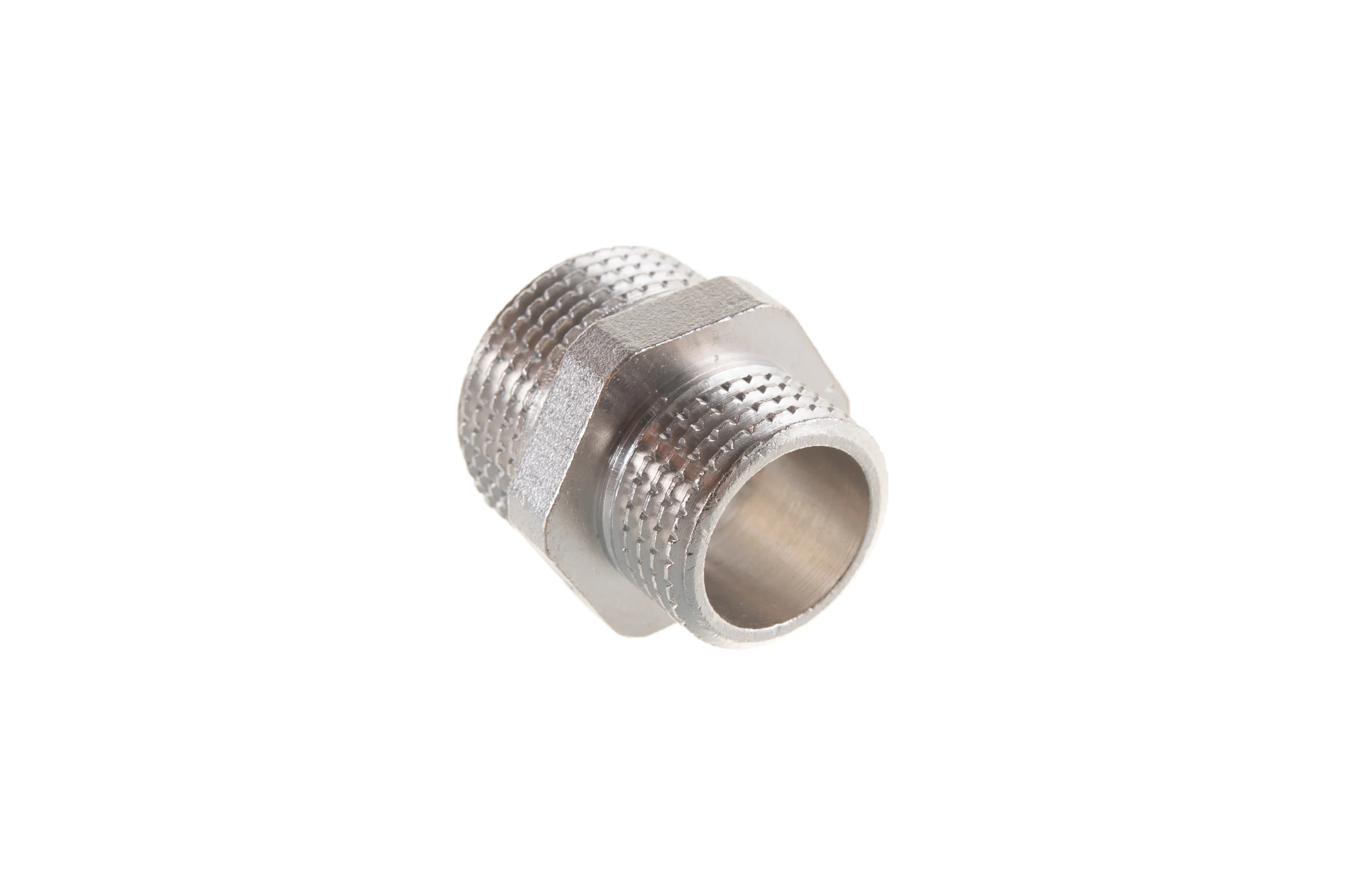 Латунный ниппель PRO AQUA НР резьбовой переходной 1/2x3/4 06-M20-M15xb