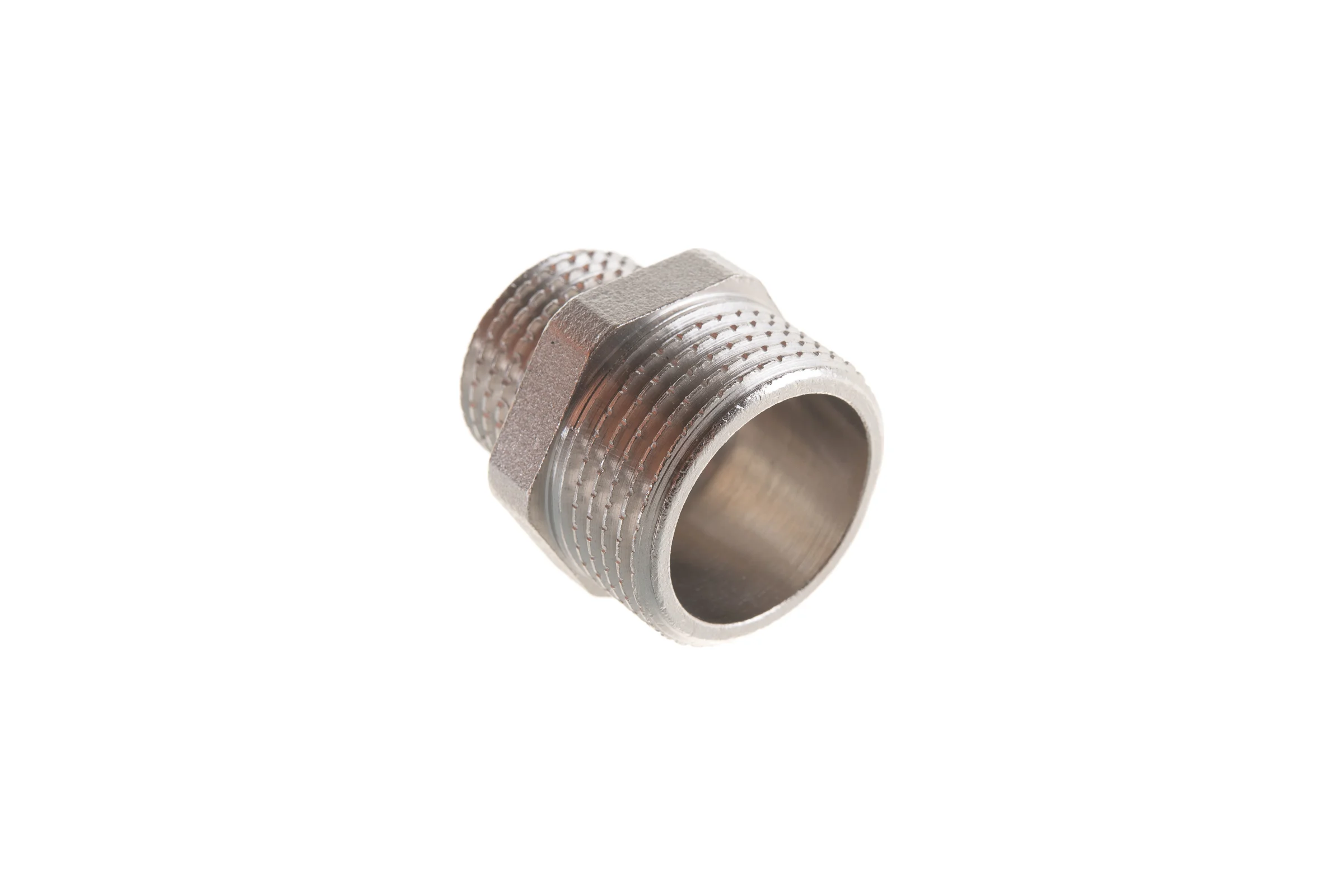 Латунный ниппель PRO AQUA НР резьбовой переходной 1/2x3/4 06-M20-M15xb