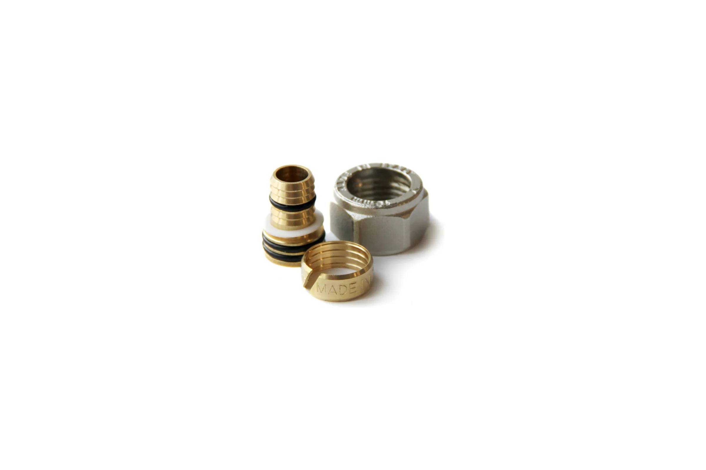 Переход на плоское соединение PRO AQUA компресс. 16x1/2 K04-16-15