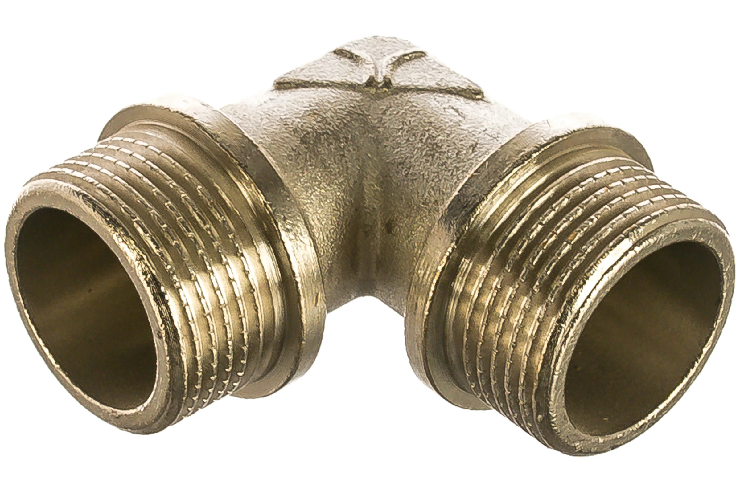 Латунный угольник PRO AQUA НР резьбовой 3/4 x 3/4 02-M20-M20x