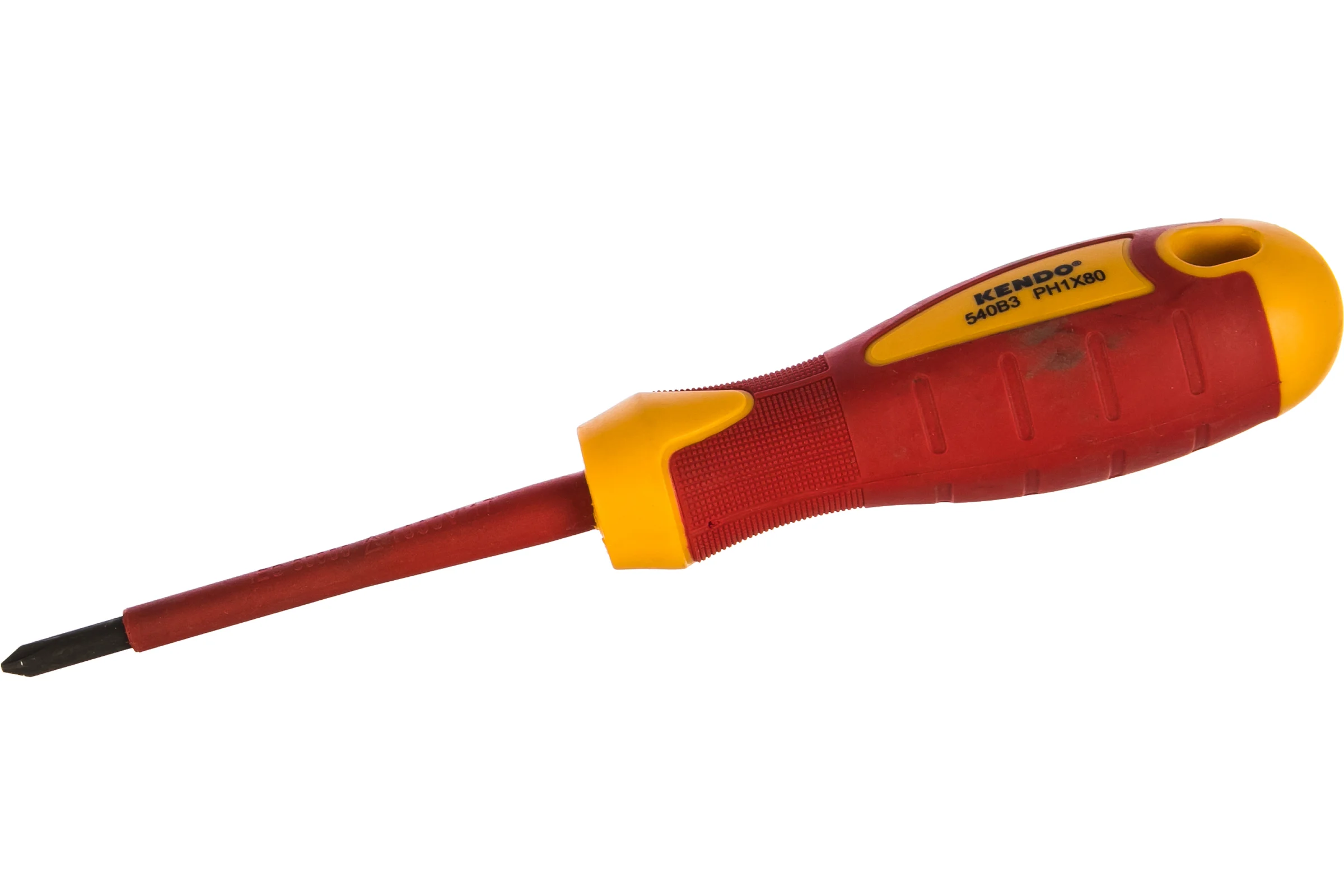 Диэлектрическая отвертка KENDO VDE PH1х80 мм 20422
