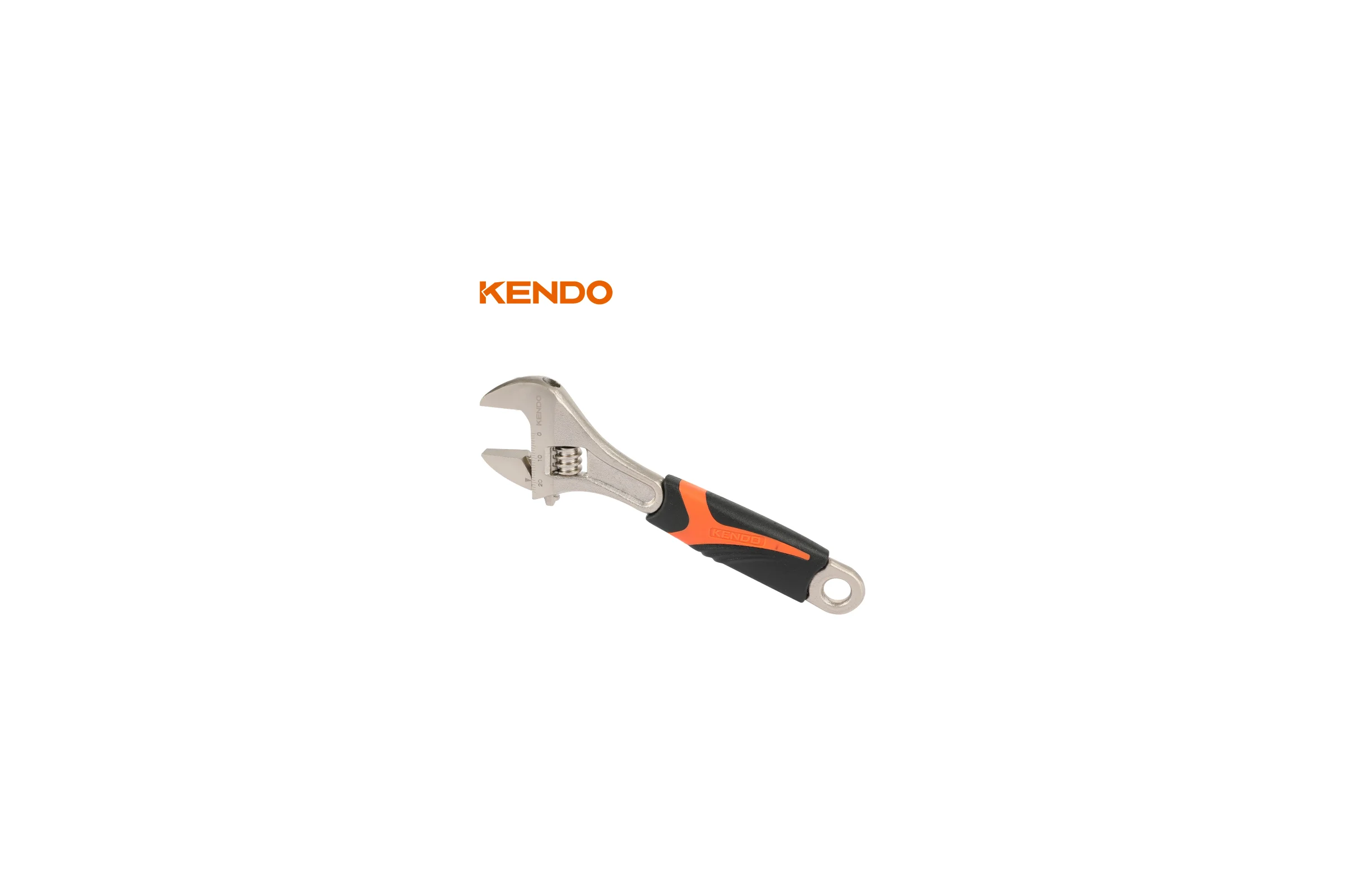 Кованый разводной ключ KENDO углеродистая сталь, 300 мм, 0-41 мм 15104