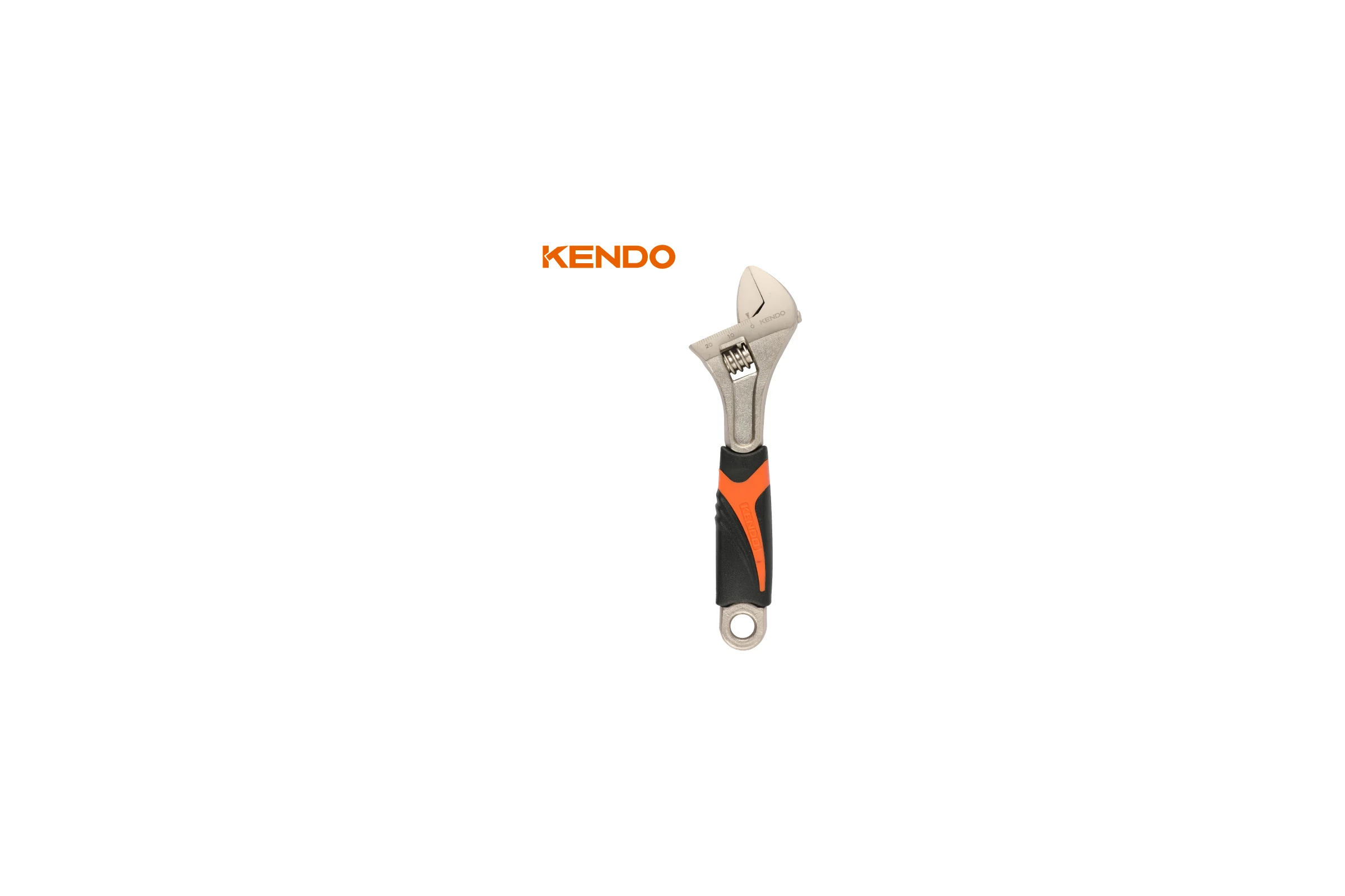 Кованый разводной ключ KENDO углеродистая сталь, 300 мм, 0-41 мм 15104