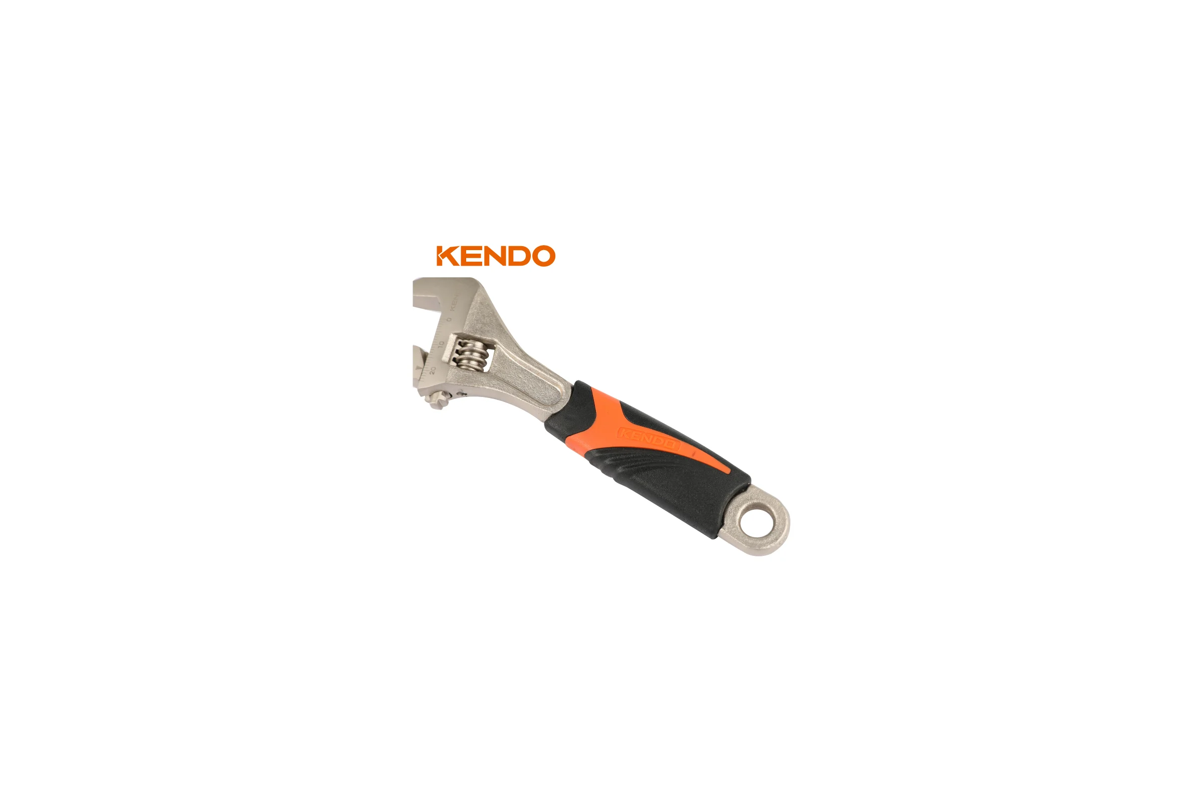 Кованый разводной ключ KENDO углеродистая сталь, 300 мм, 0-41 мм 15104