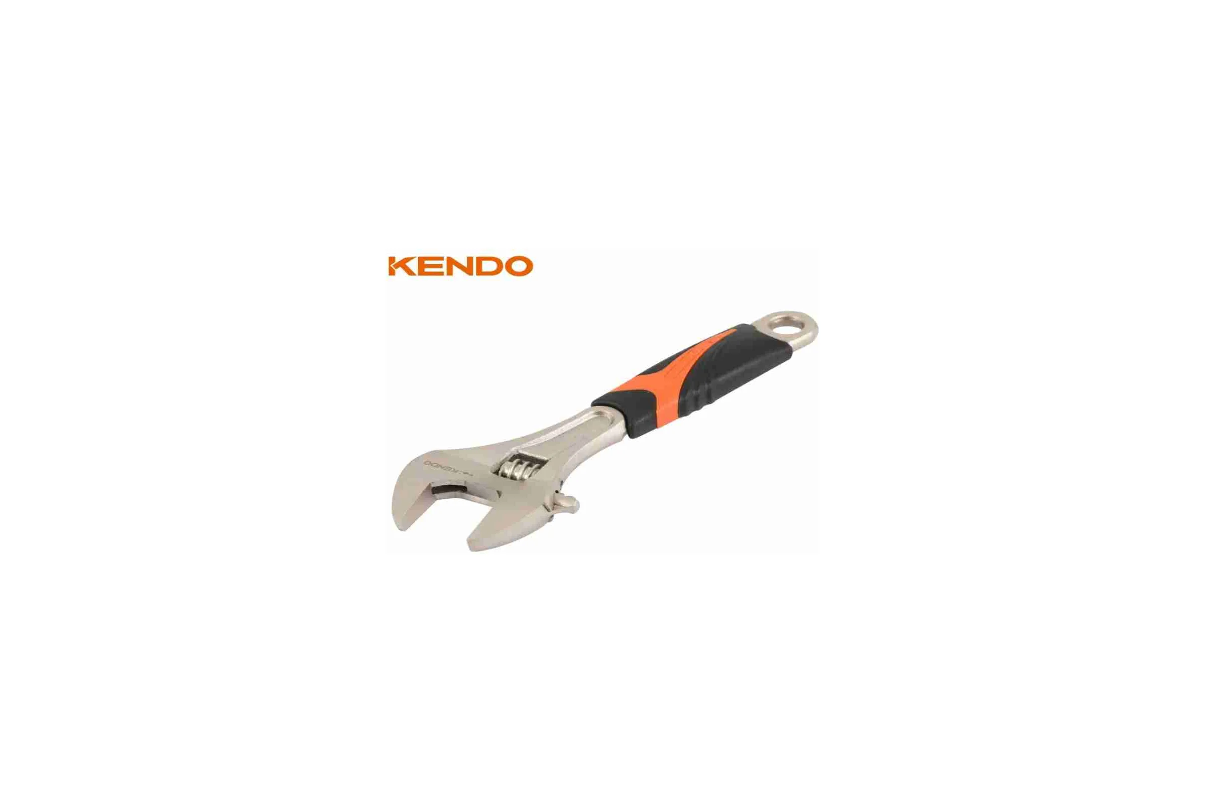 Кованый разводной ключ KENDO углеродистая сталь, 300 мм, 0-41 мм 15104