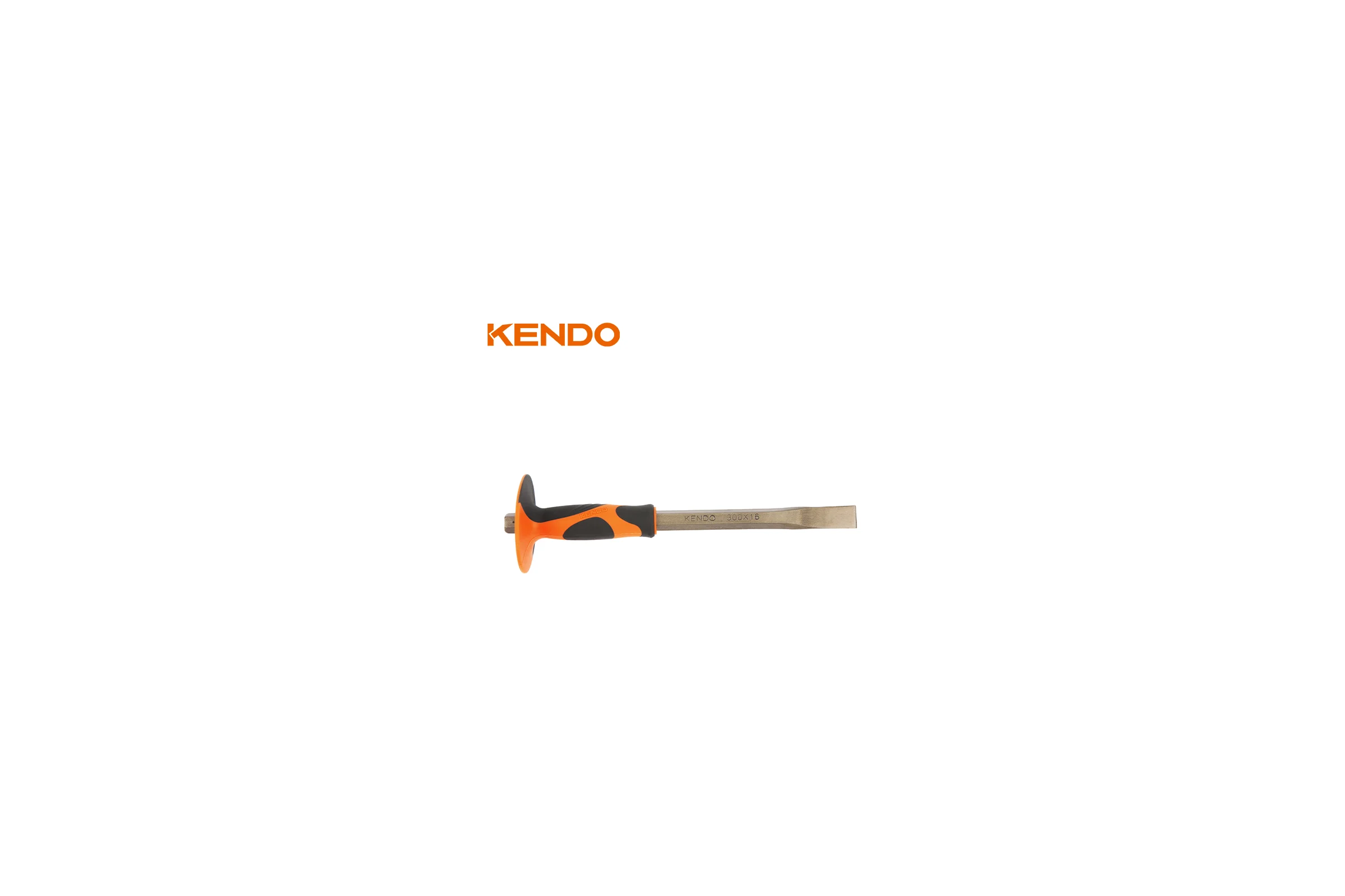 Зубило с протектором KENDO 16х300 мм 26502