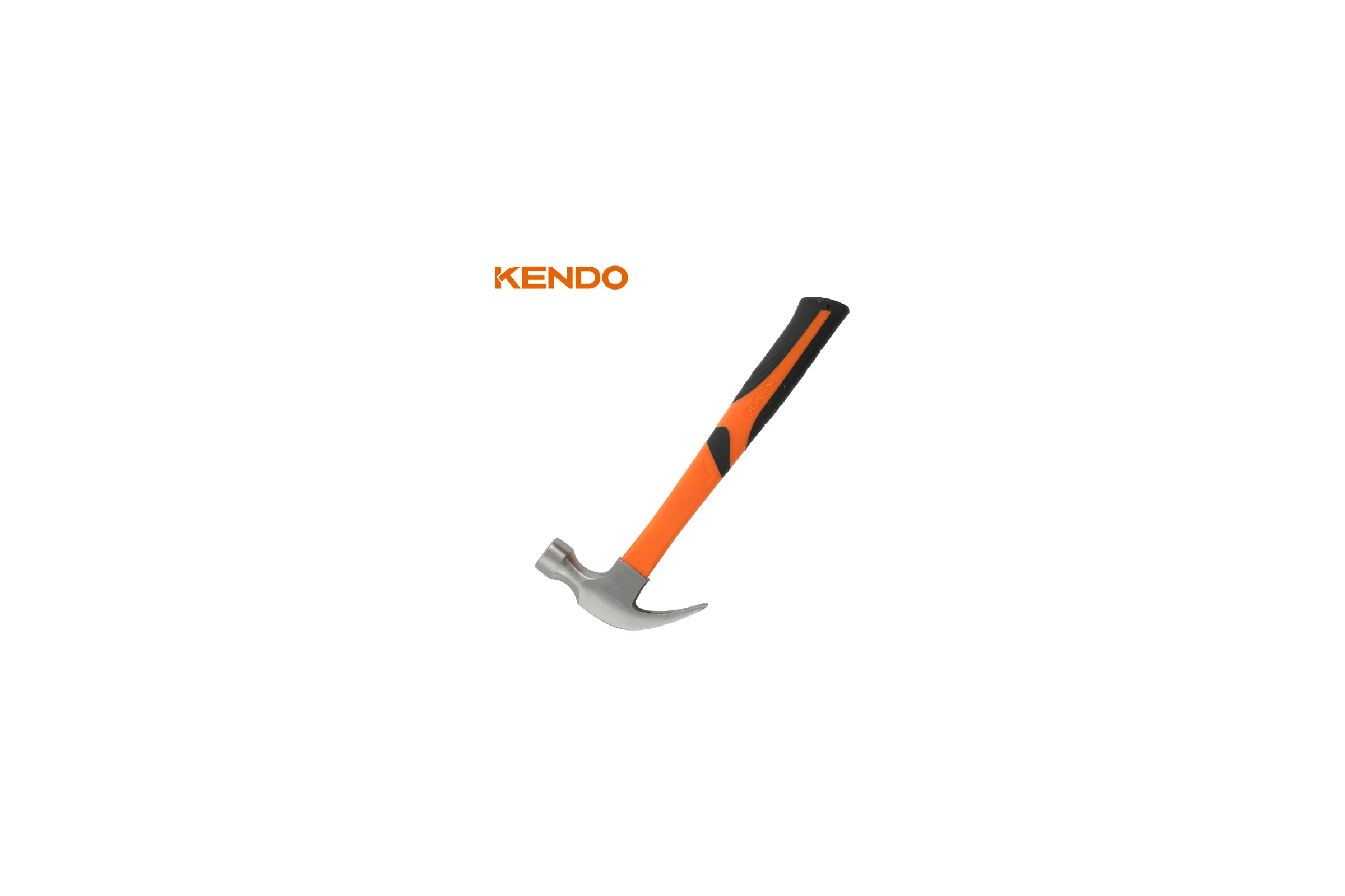 Молоток-гвоздодер с фиберглассовой рукояткой KENDO 225 гр 25107