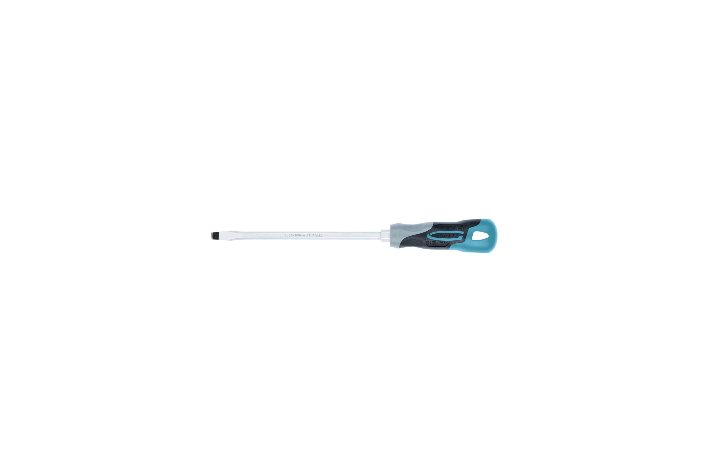 Отвертка GROSS SL8.0x200 мм 12123
