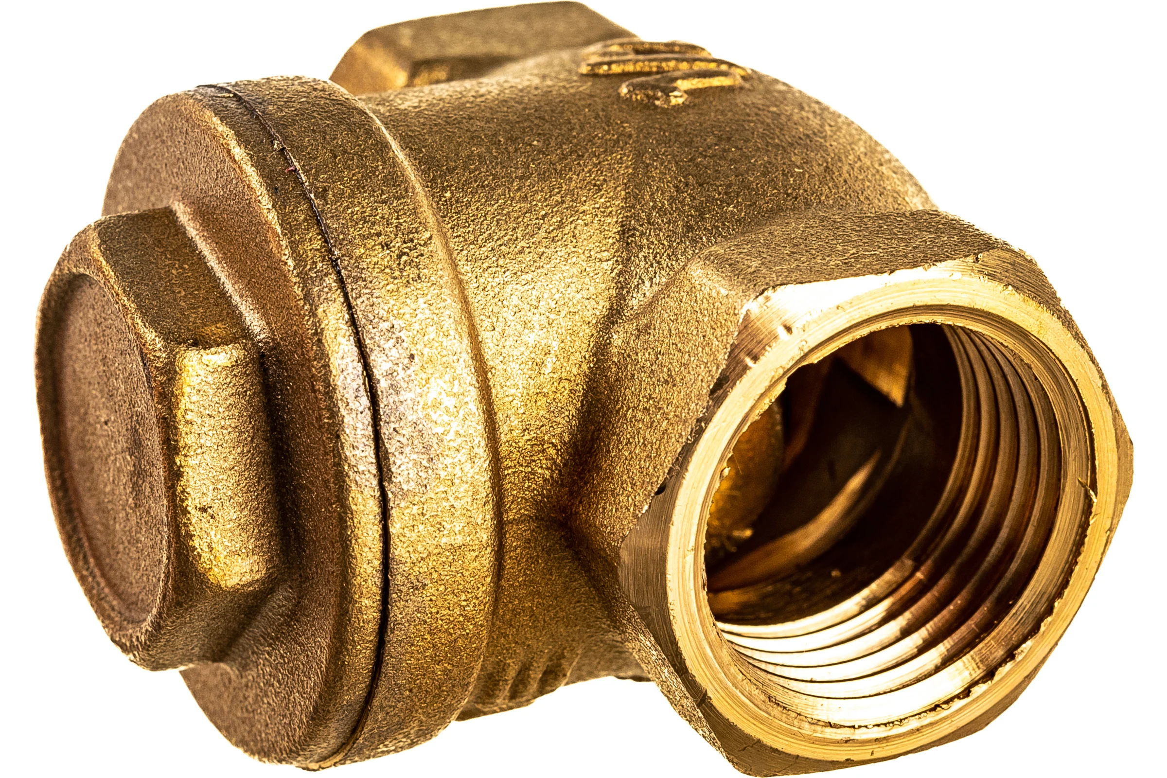 Обратный клапан ELSEN дисковый, горизонтальный,  1/2", ВВ, PN, бар-10 EV42.1212