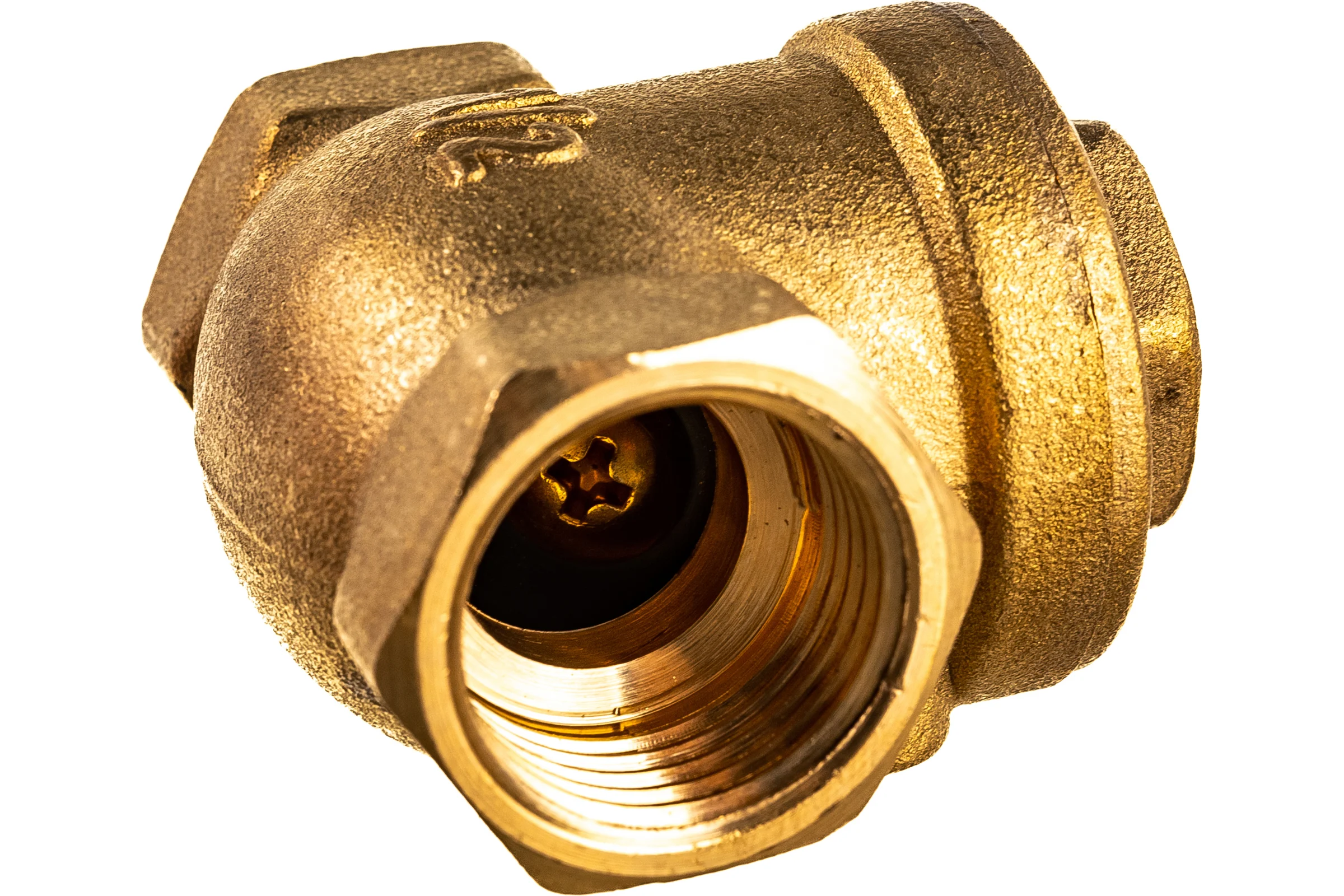 Обратный клапан ELSEN дисковый, горизонтальный,  1/2", ВВ, PN, бар-10 EV42.1212