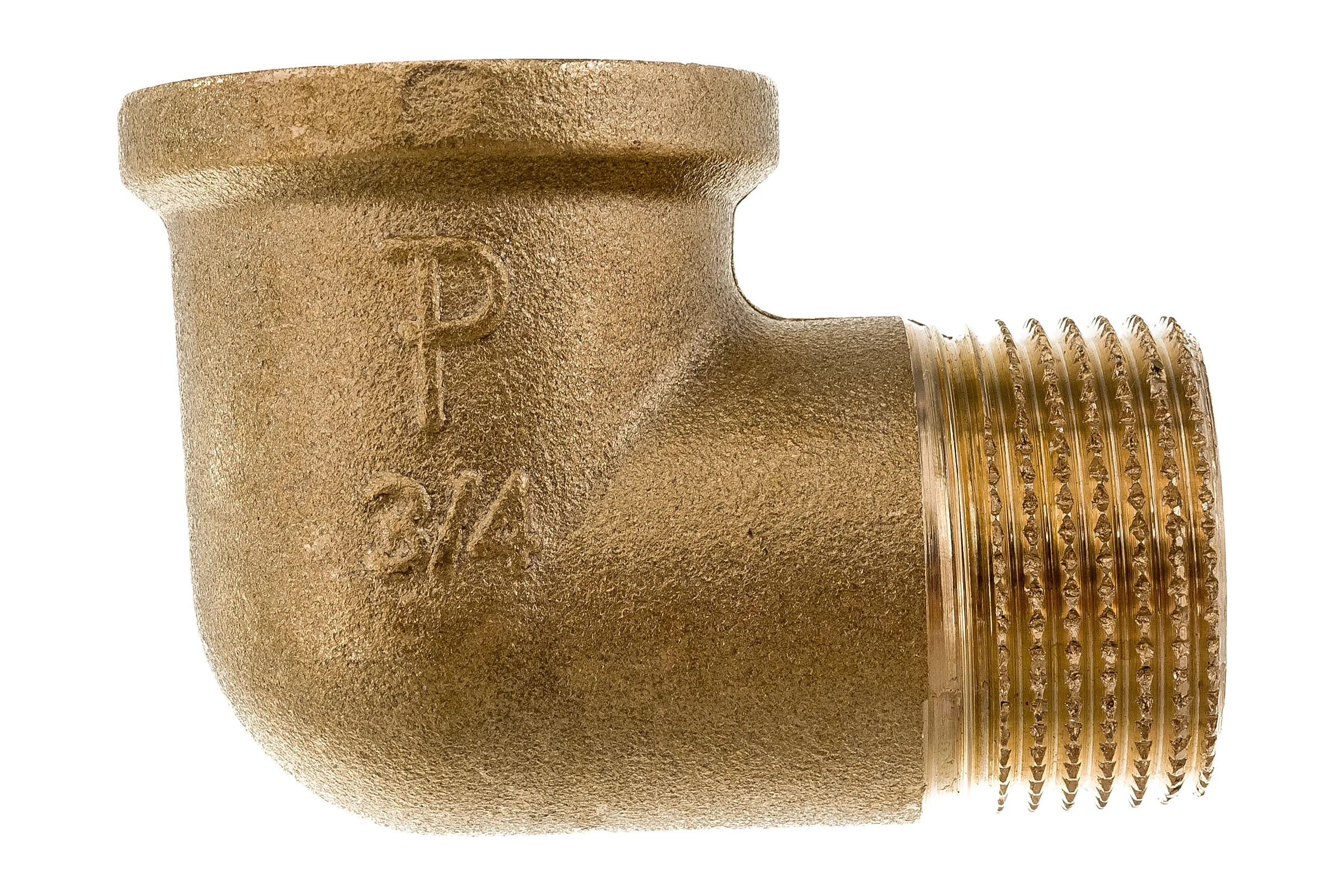 Угольник ELSEN 90, НВ, 3/4", 3/4", латунь EBF12.34