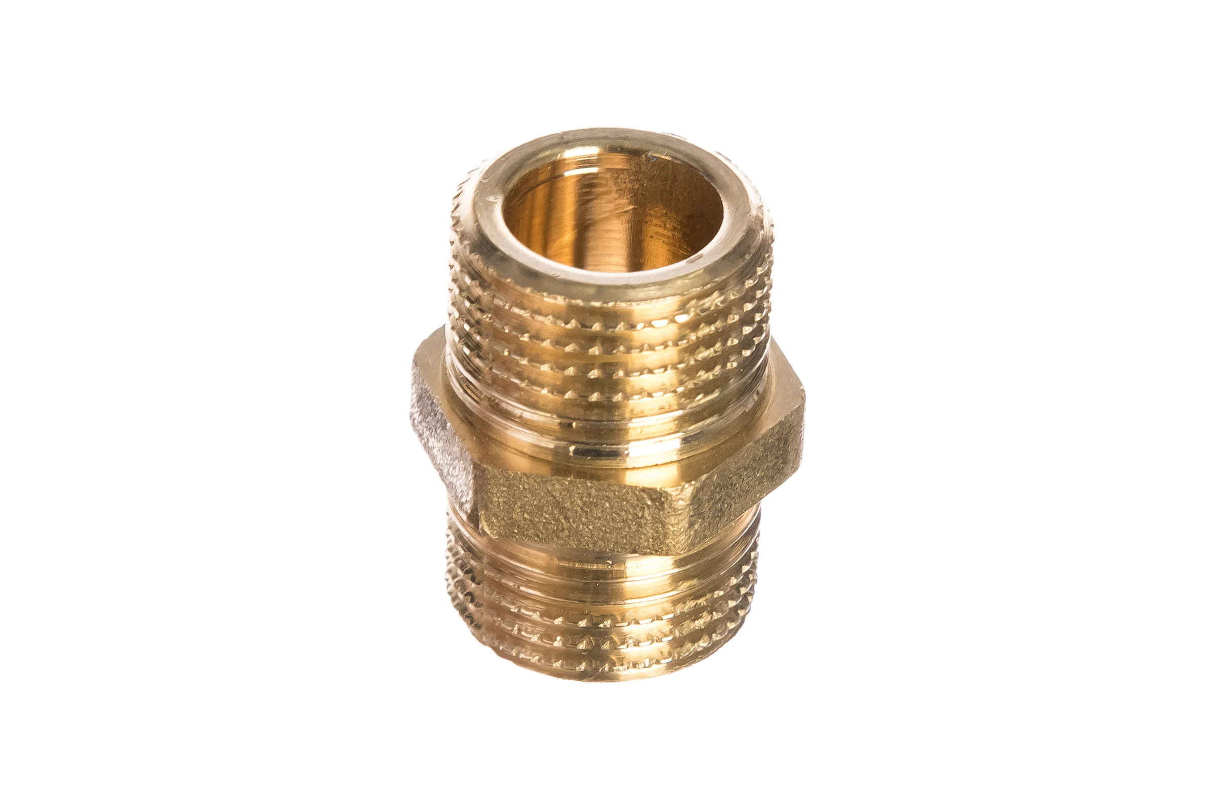 Равнопроходной ниппель ELSEN НН, 1/2", 1/2", латунь EBF15.12