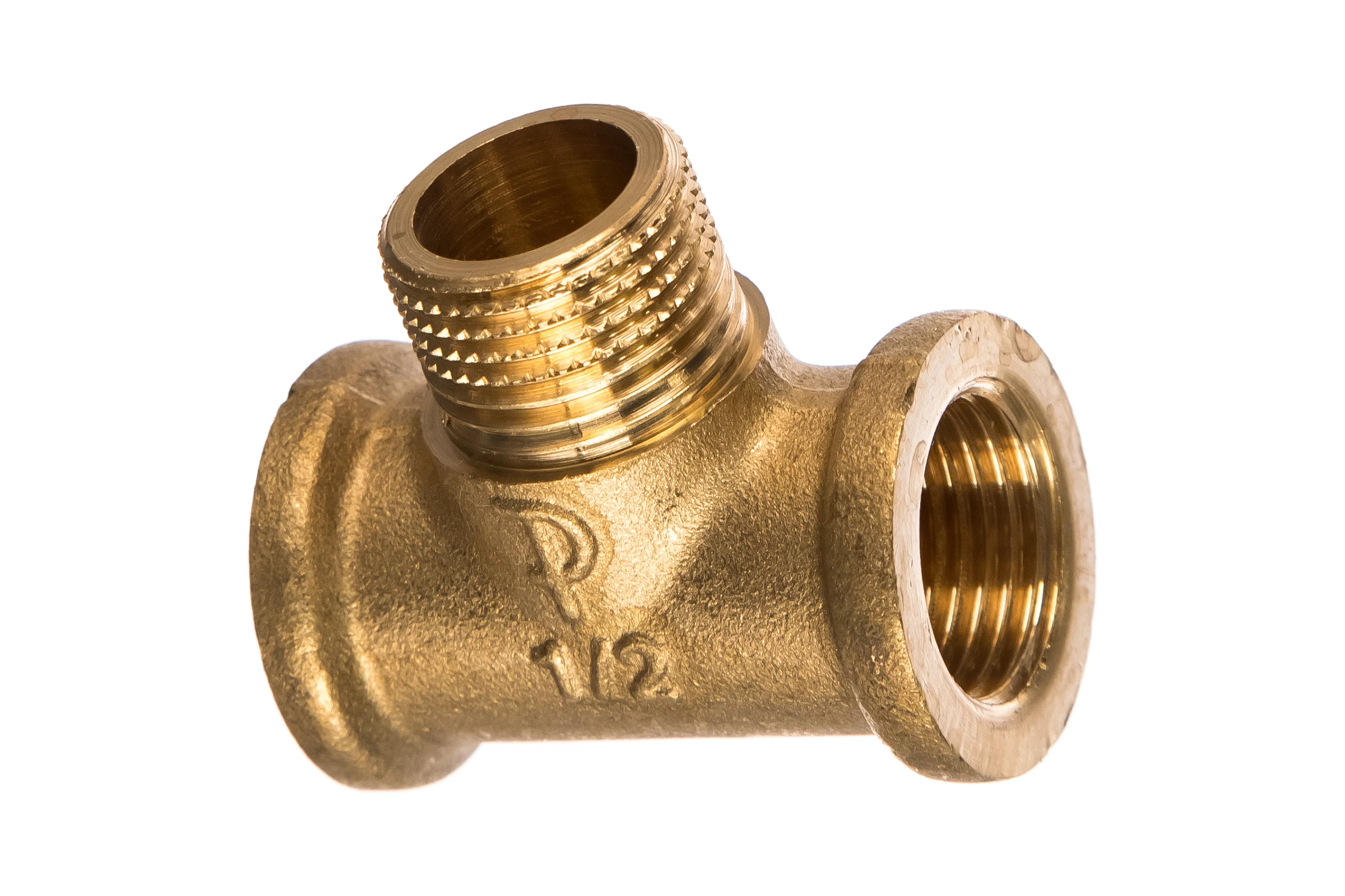 Равнопроходной тройник ELSEN ВНВ, 1/2", 1/2", 1/2", латунь EBF08.12