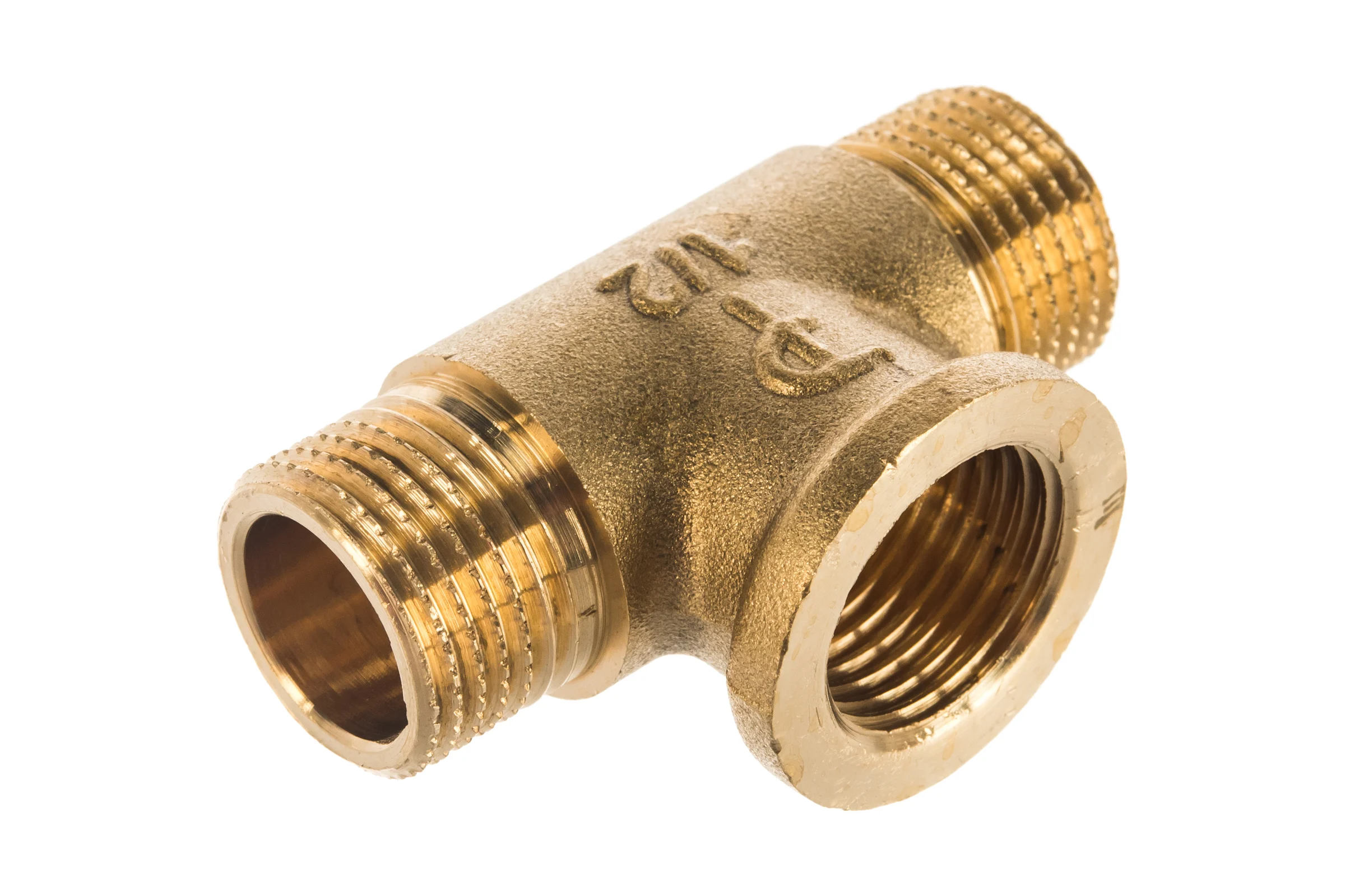Равнопроходной тройник ELSEN НВН, 1/2", 1/2", 1/2", латунь EBF09.12