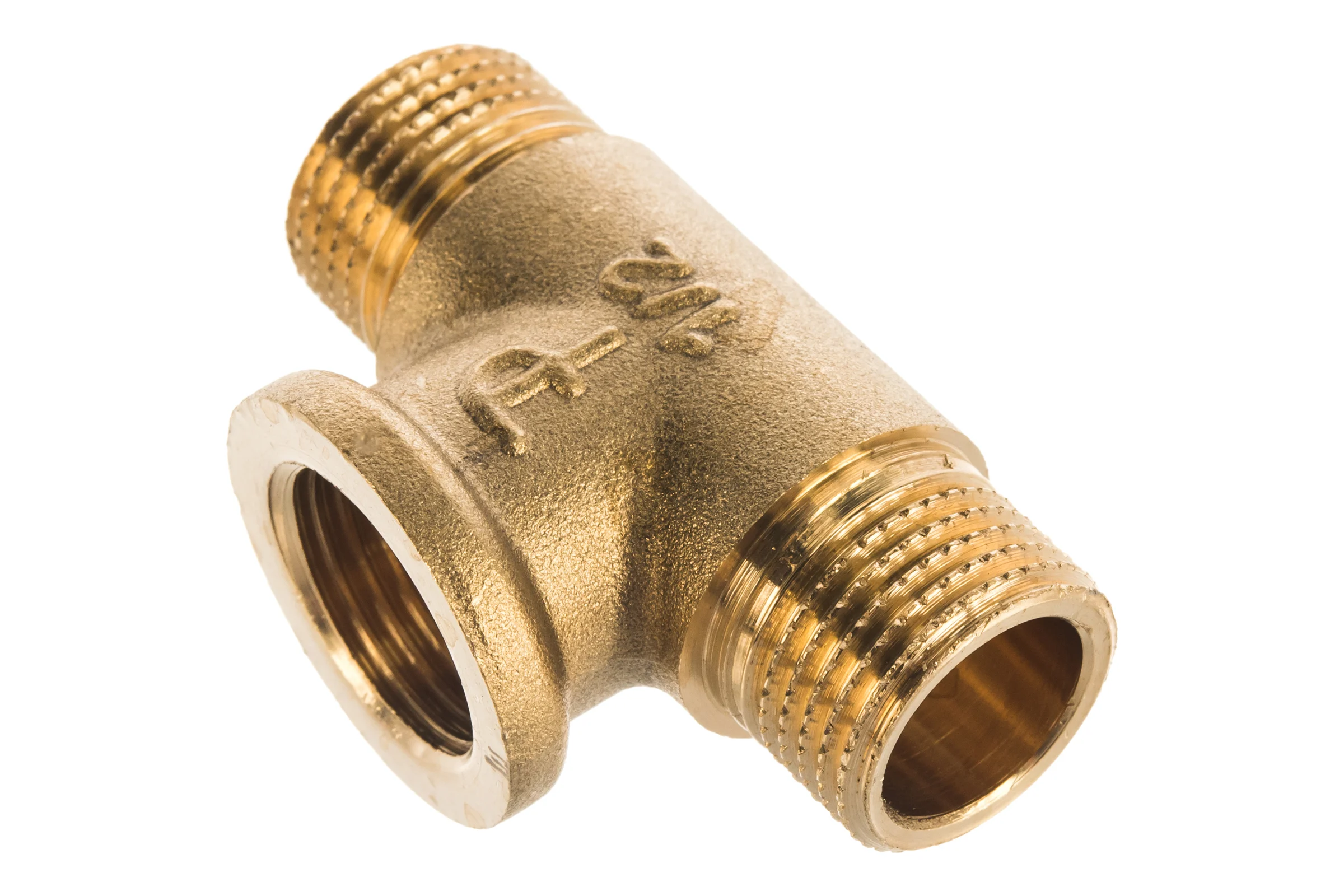 Равнопроходной тройник ELSEN НВН, 1/2", 1/2", 1/2", латунь EBF09.12