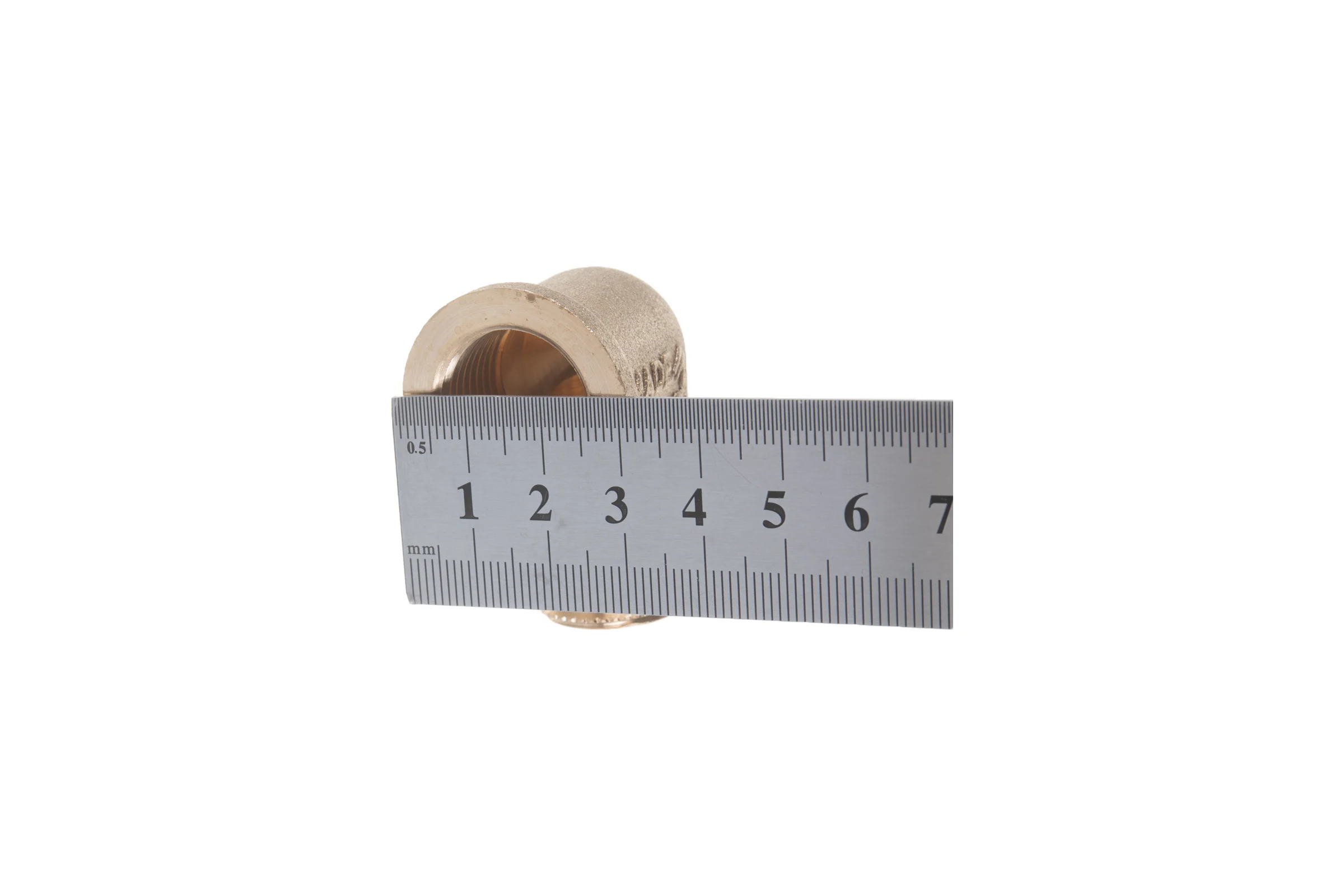Угольник ELSEN 90, НВ, 1/2", 1/2", латунь EBF12.12
