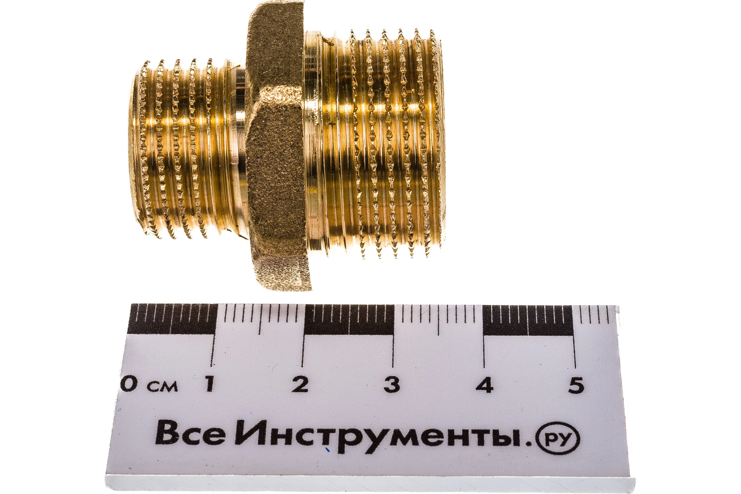 Переходной ниппель ELSEN НН, 1/2", 3/4", латунь EBF29.1234