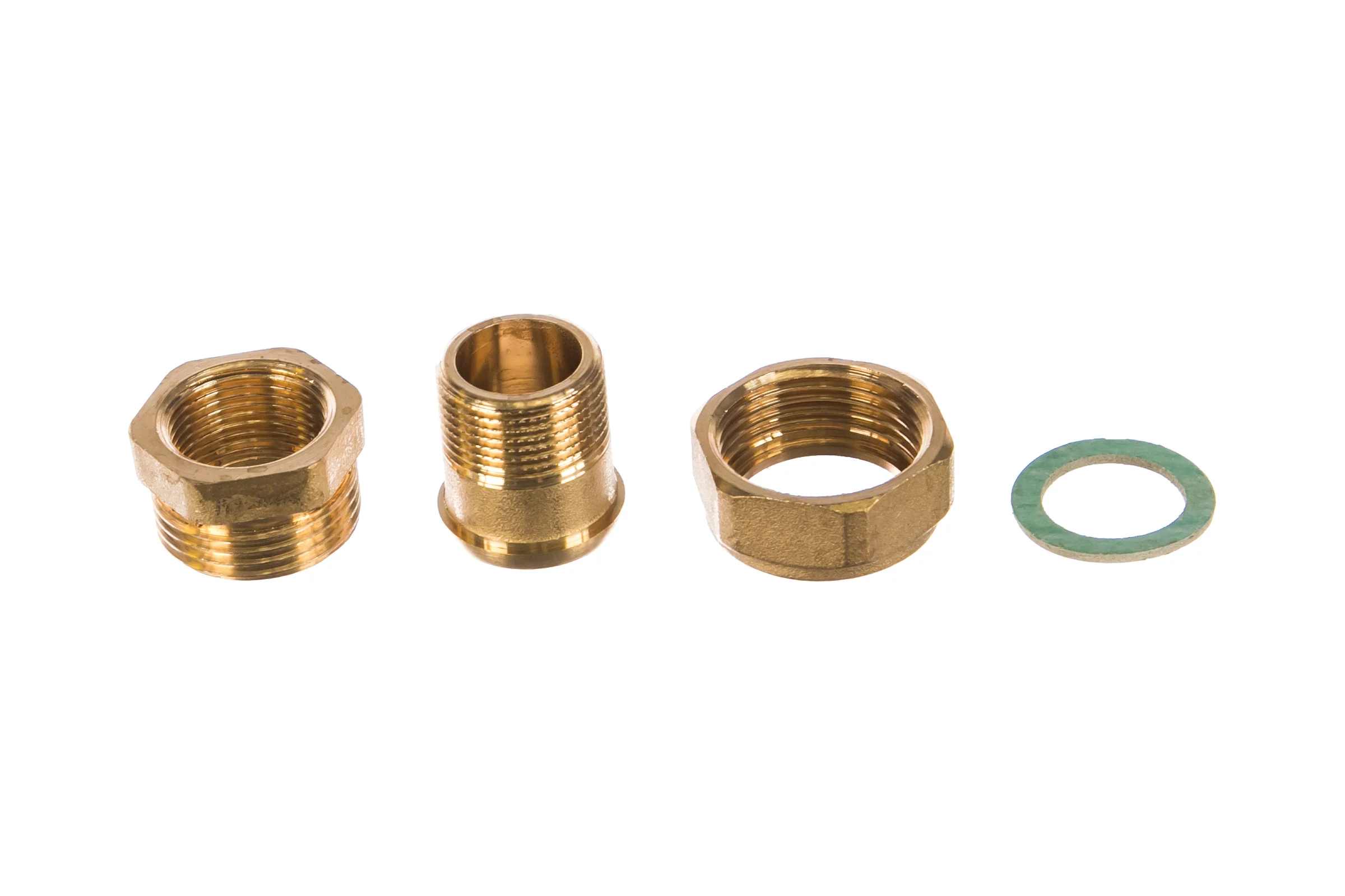 Сгон американка ELSEN прямой, НВ, 3/4", 3/4", латунь, с плоским уплотнением EBF26.34