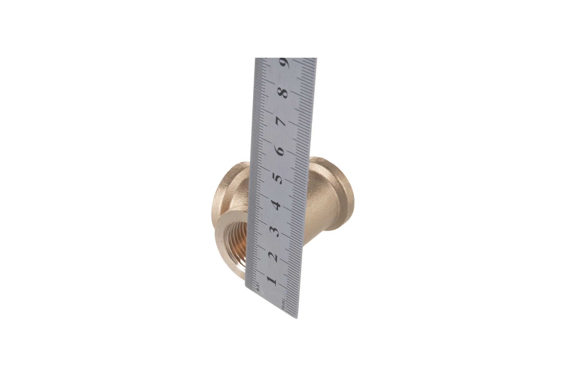Равнопроходной тройник ELSEN ВВВ, 1/2", 1/2", 1/2", латунь, EBF07.12