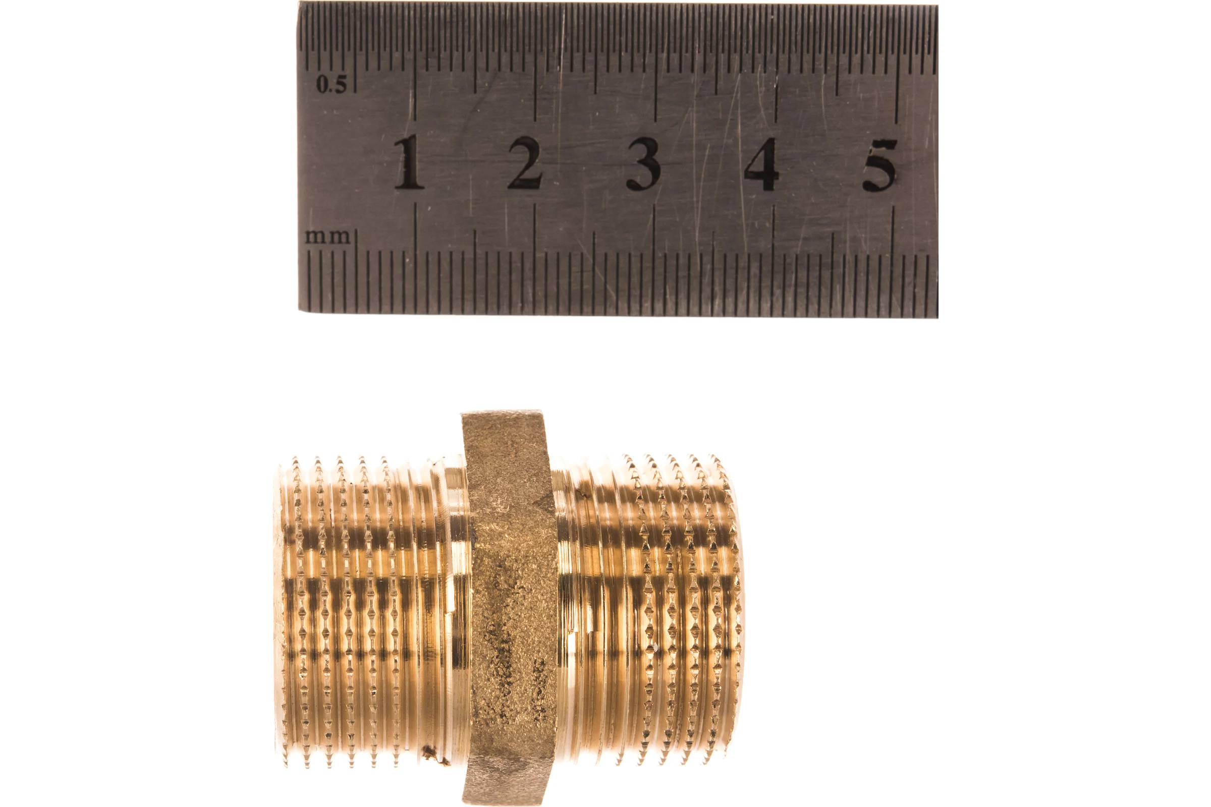 Равнопроходной ниппель ELSEN НН, 3/4", 3/4", латунь EBF15.34