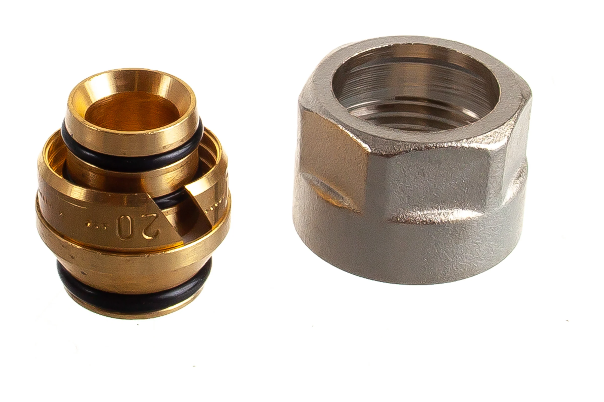 Резьбозажимное соединение ELSEN НГ ЕК, 3/4", 20 x 2, латунь EFB01.2020EK