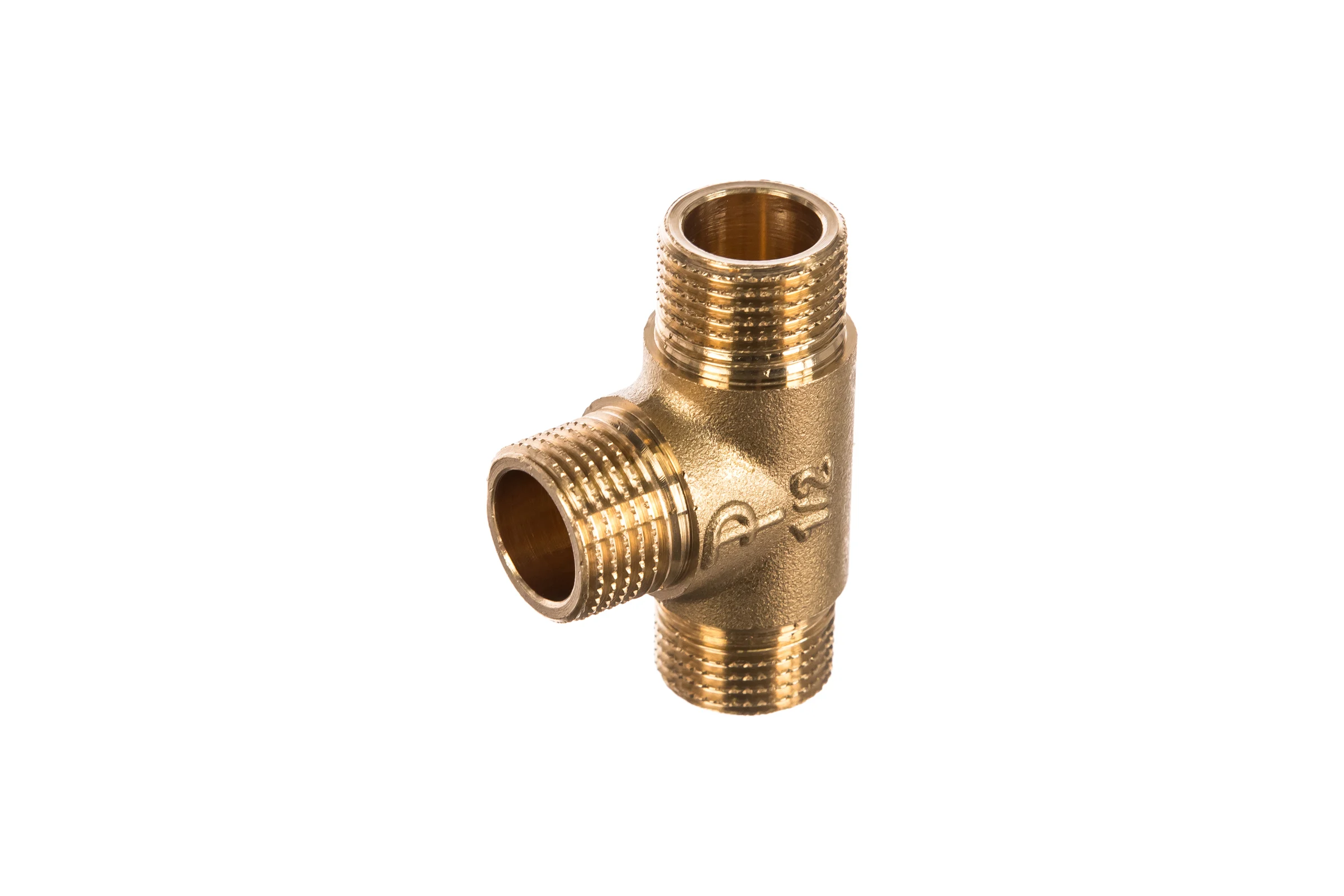Равнопроходной тройник ELSEN ННН, 1/2", 1/2", 1/2", латунь EBF06.12