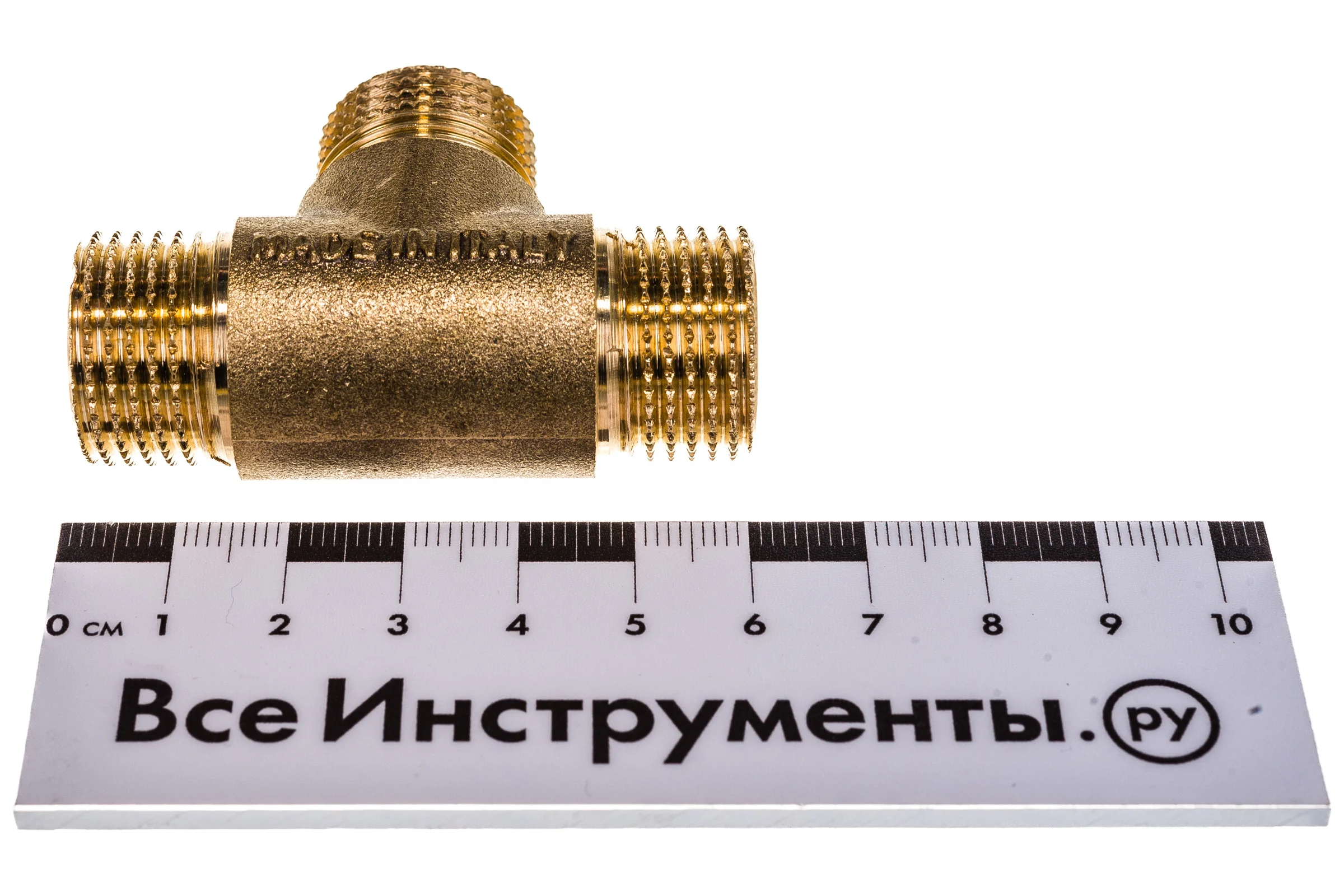 Равнопроходной тройник ELSEN ННН, 1/2", 1/2", 1/2", латунь EBF06.12