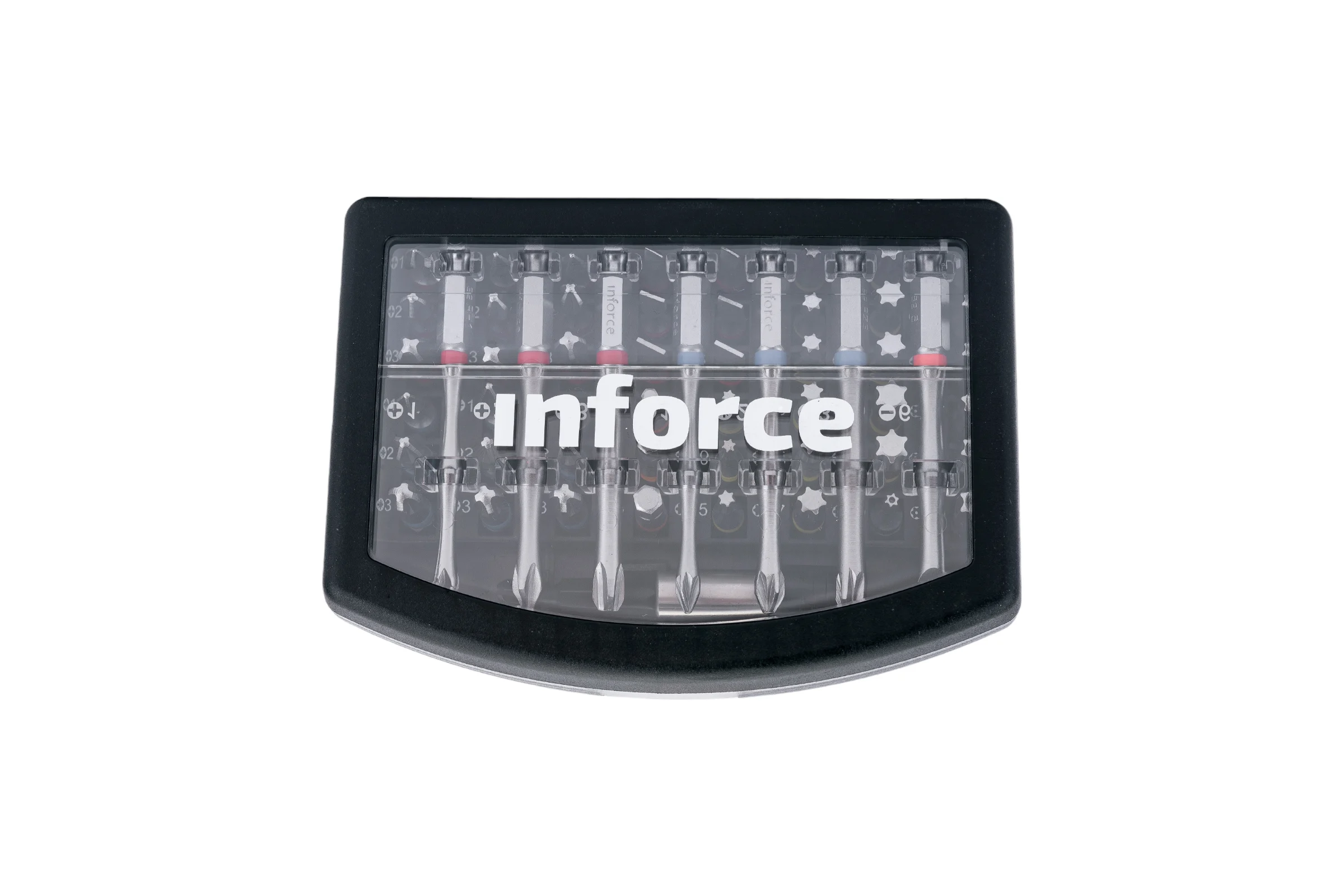 Набор бит с держателем 56 предметов Inforce 11-01-288