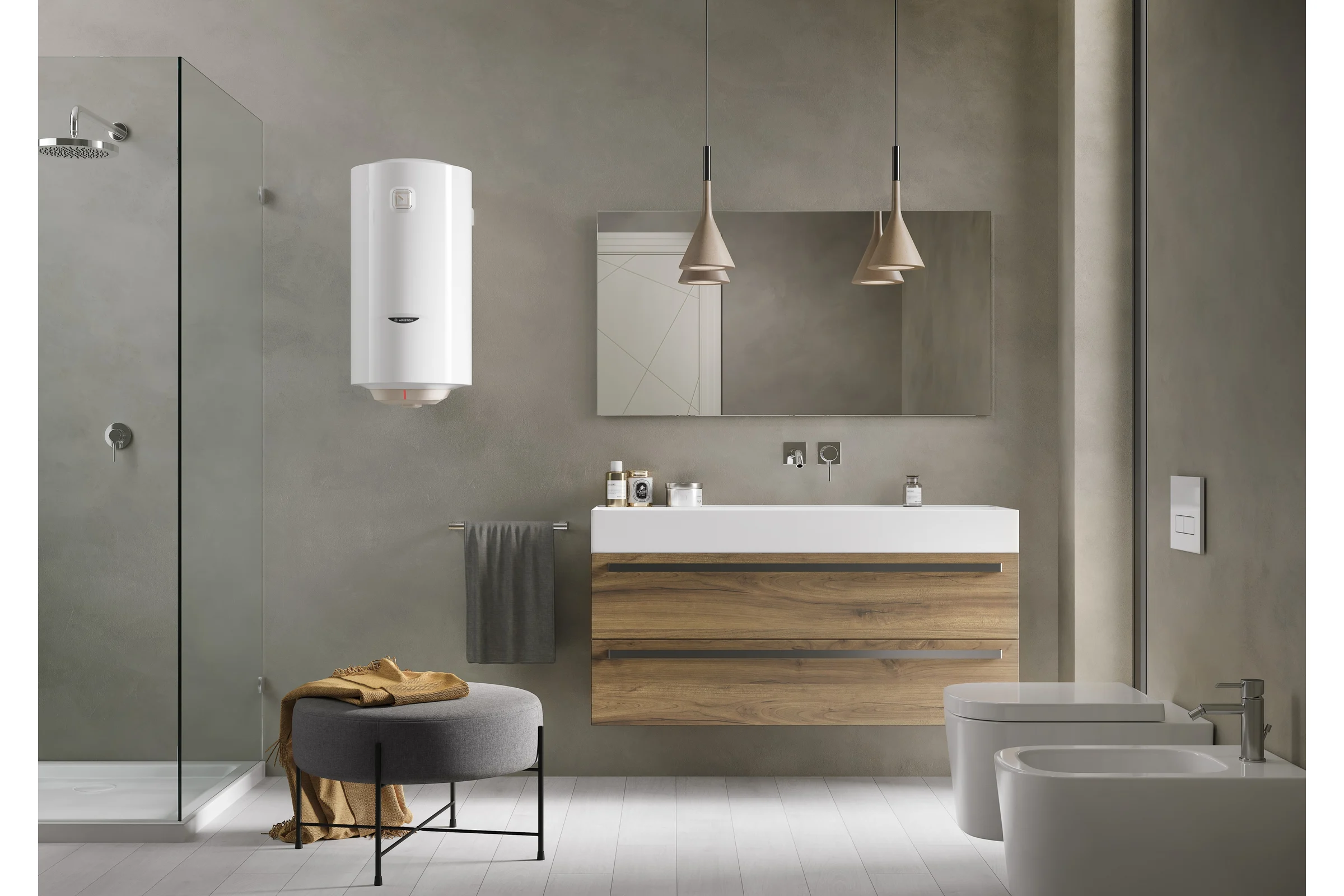 Накопительный водонагреватель Ariston DUNE1 R 50 V 1,5K SLIM PL 3700635