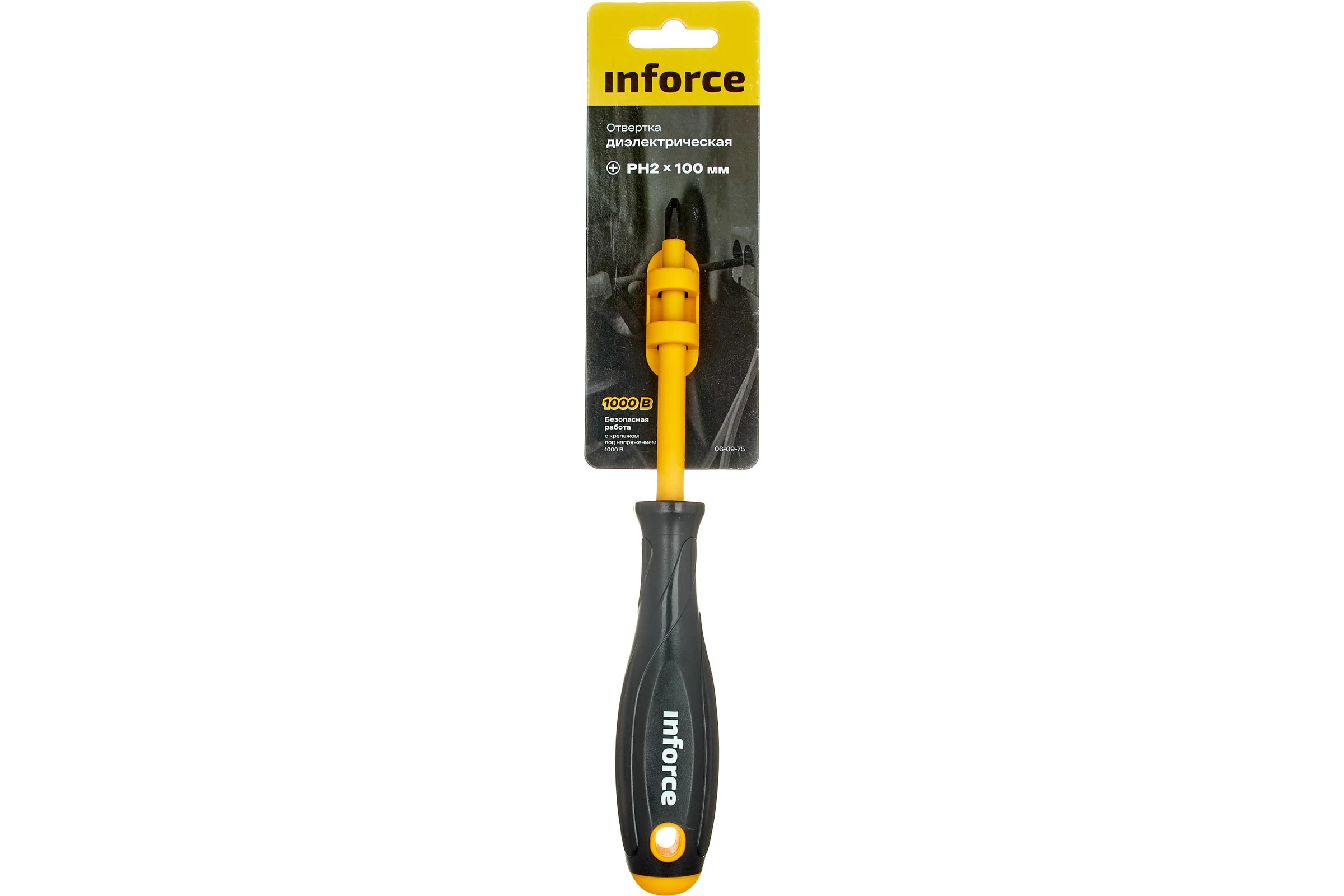 Диэлектрическая отвертка PH2х100мм Inforce 06-09-75