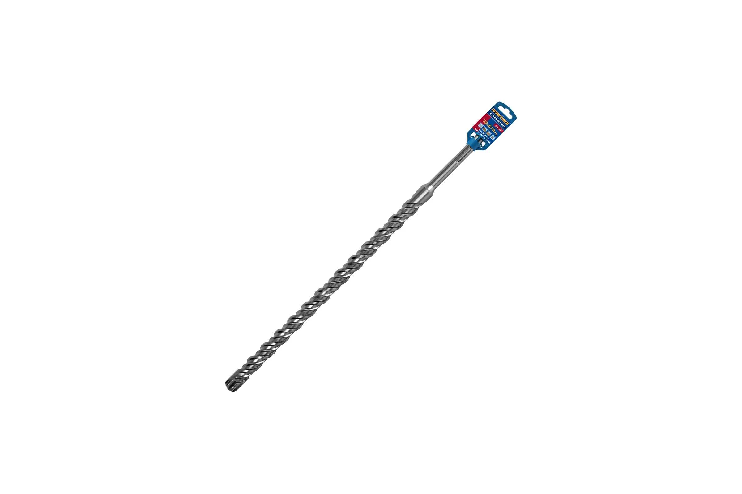 Бур КВАДРО, серия Эксперт (32х530х670 мм; SDS-MAX) ПРАКТИКА 919-730