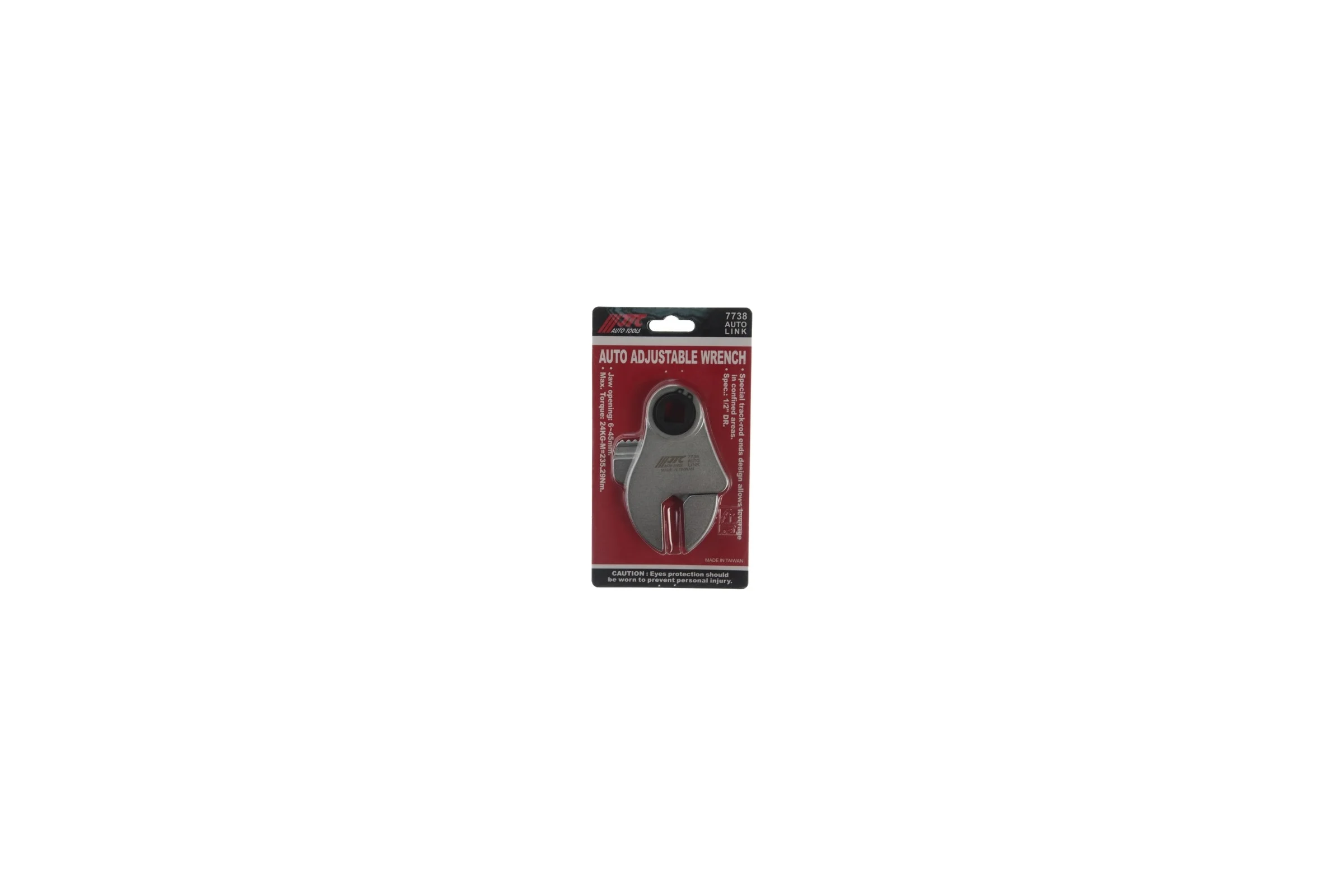 Ключ рожковый самозажимной JTC 1/2", захват 6-45 мм, 7738 544386