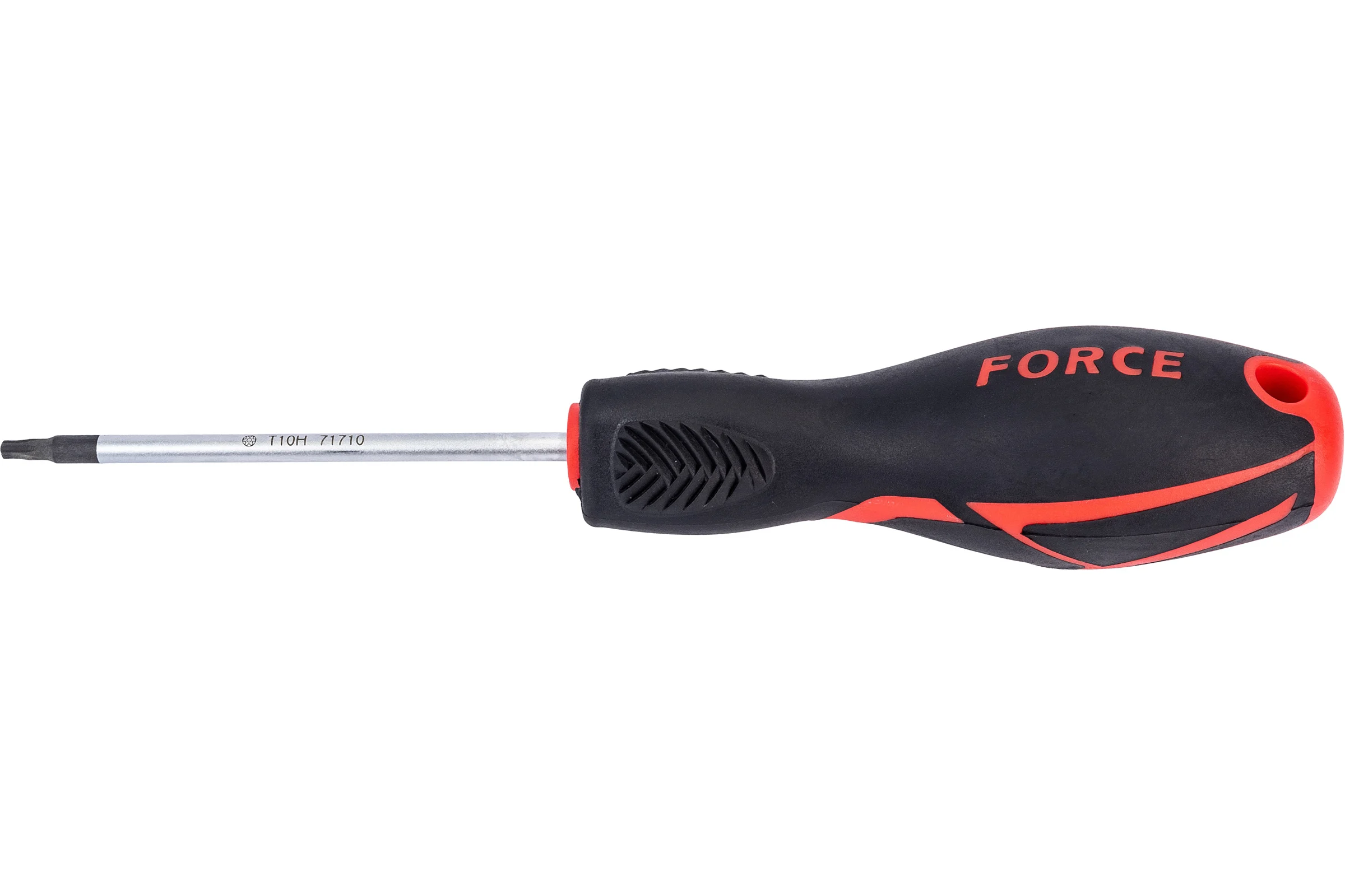 Отвертка торкс с отверстием Т-10Н L=80mm FORCE 71710