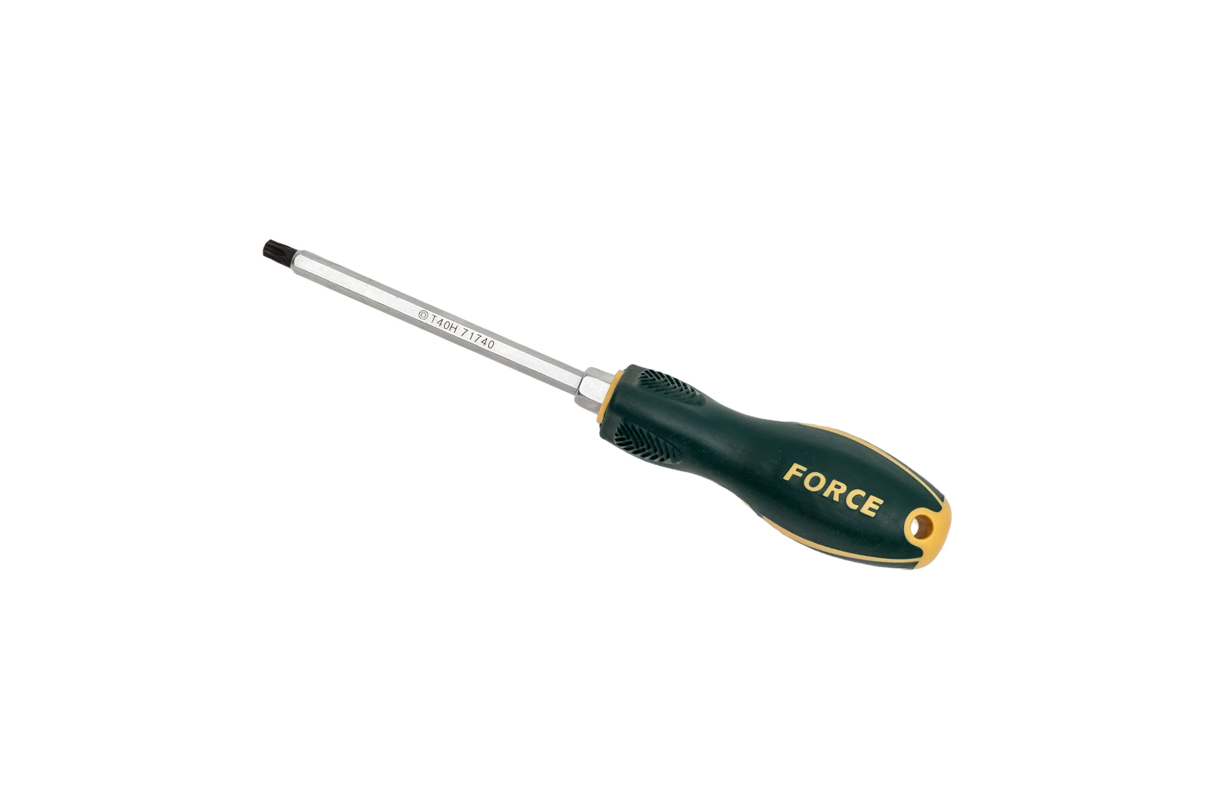 Отвертка торкс с отверстием Т-40Н L=130mm FORCE 71740