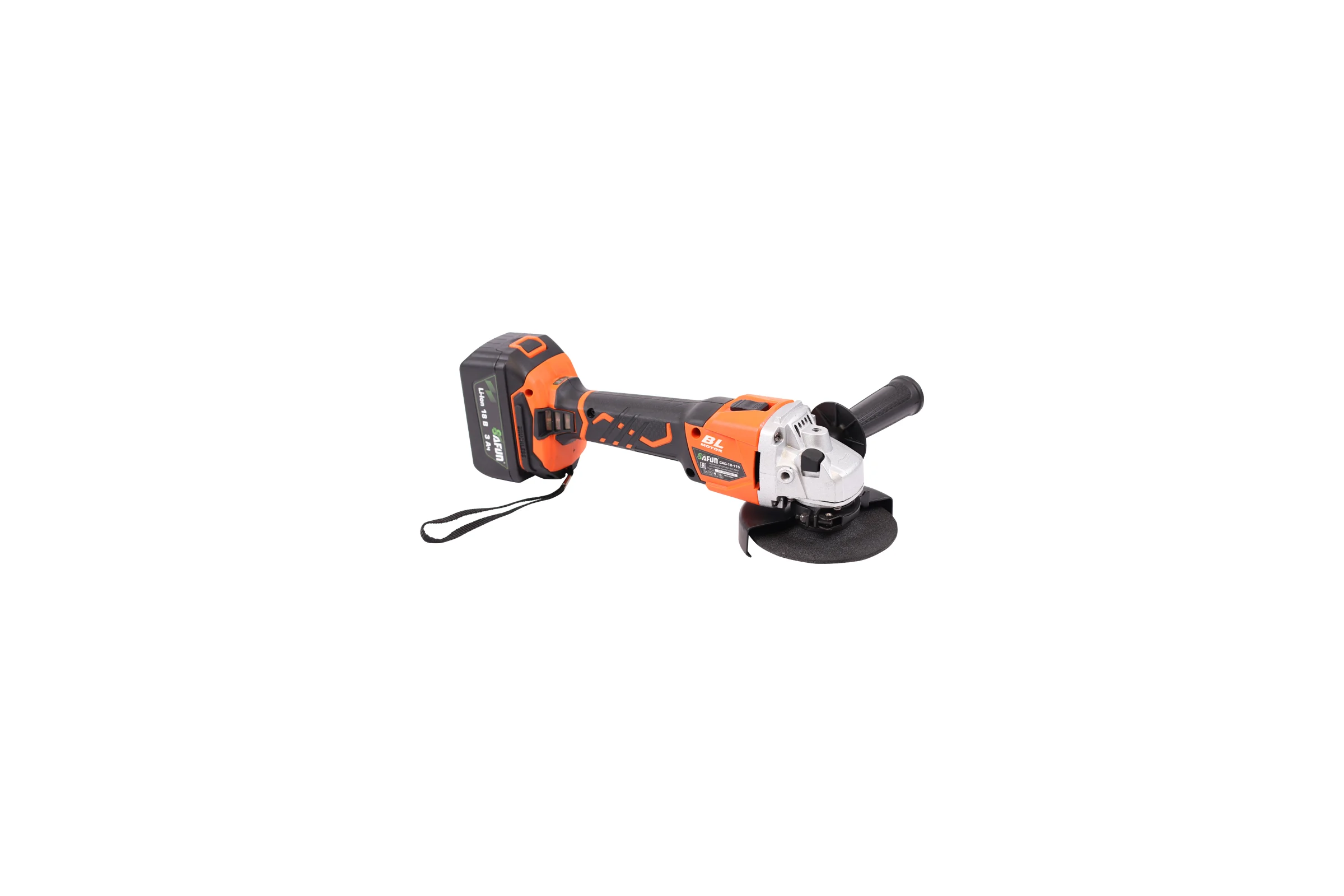 Аккумуляторная угловая шлифмашина SAFUN CAG-18-115 0030401